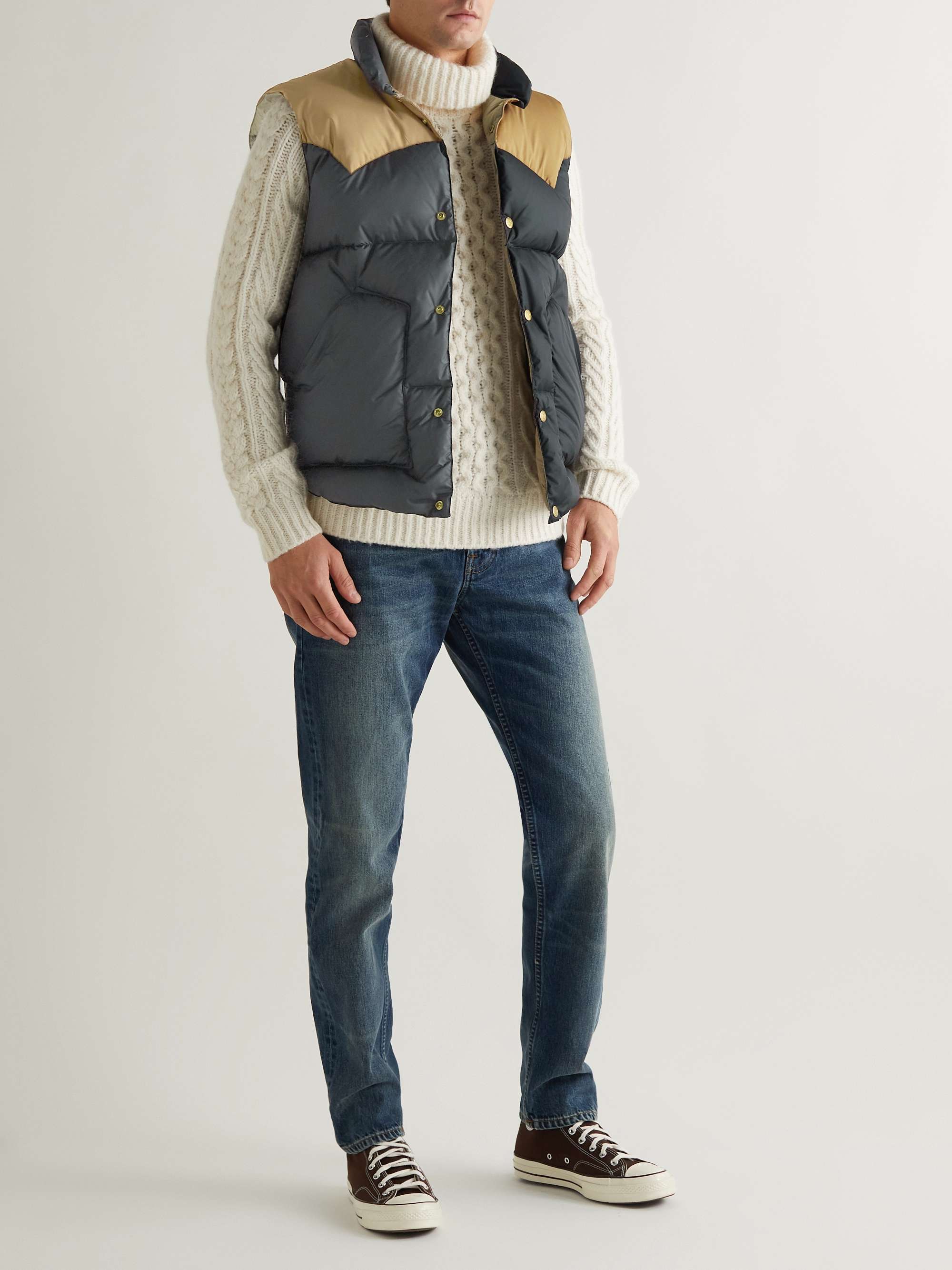 NUDIE JEANS Kirk Quilted Shell Down Gilet | MR PORTER