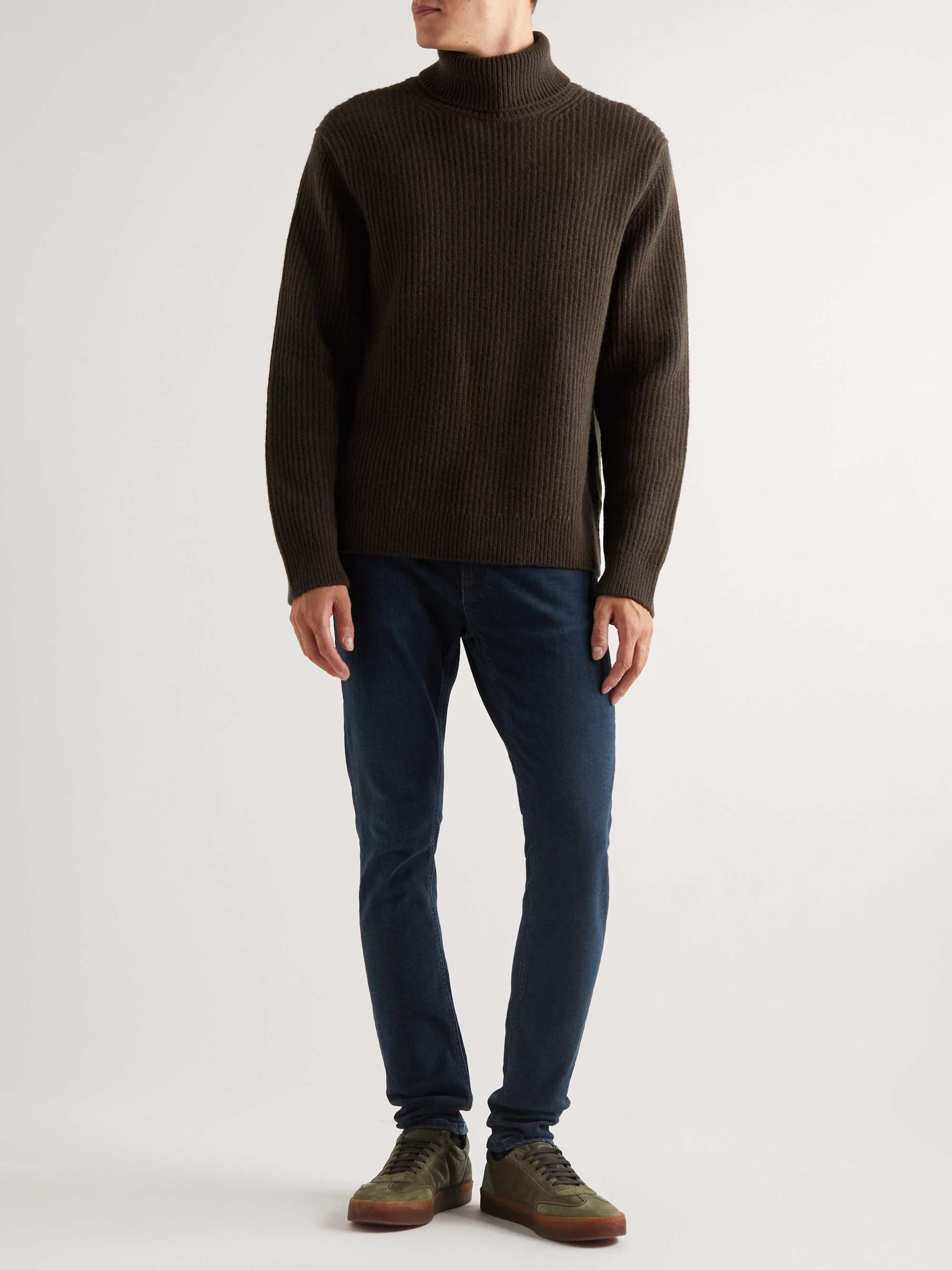 NUDIE JEANS August Wool Rollneck Sweater for Men | MR PORTER