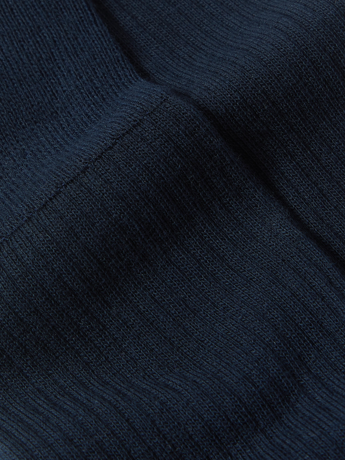 John Smedley | John Smedley - Edale Ribbed Cotton-Blend Socks - Men - Blue  - S/M | Shoppingscanner