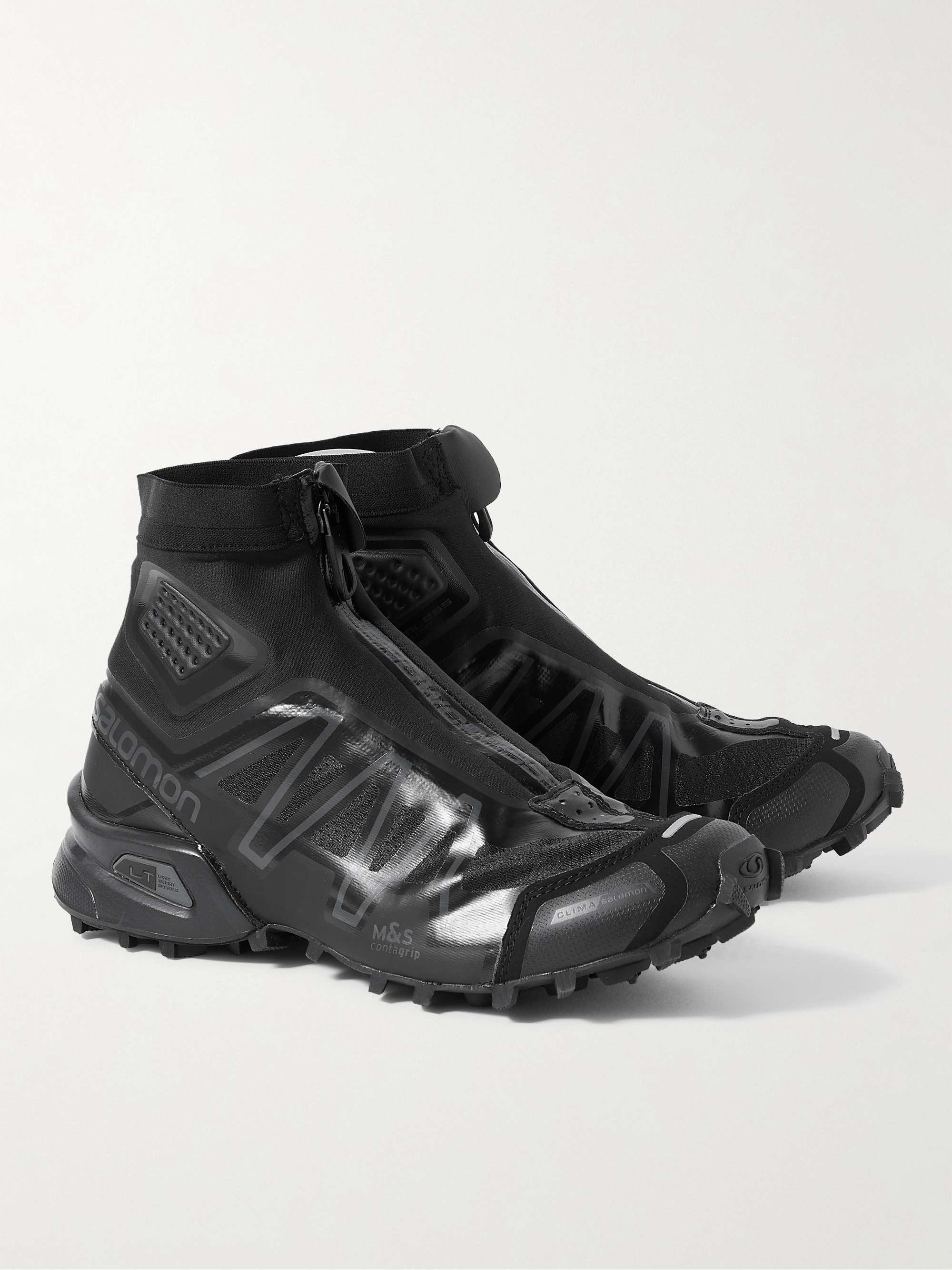 SALOMON Snowcross Rubber-Trimmed Mesh Sneakers for Men | MR PORTER