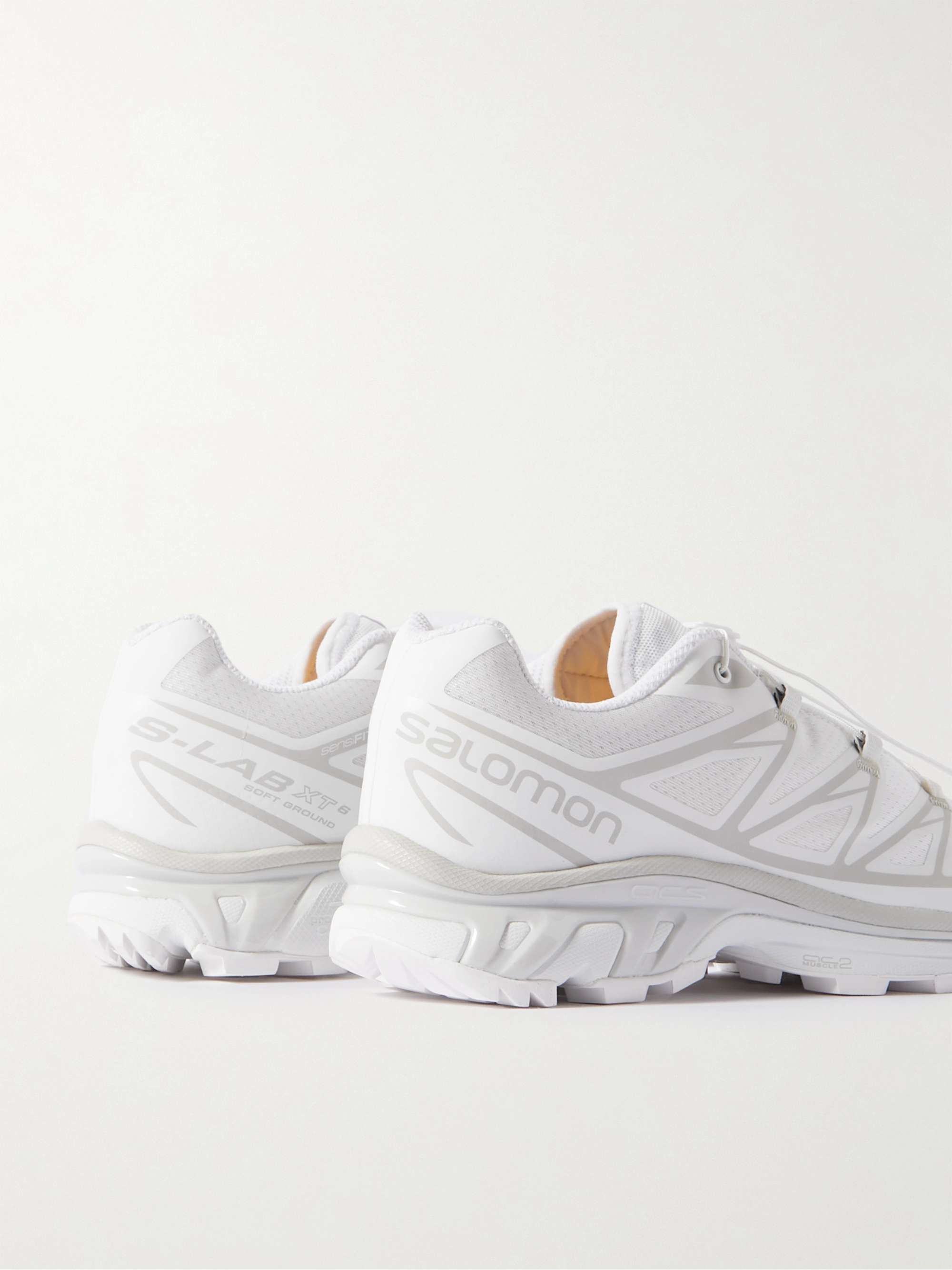 White XT-6 Advanced Rubber-Trimmed Mesh Sneakers | SALOMON | MR PORTER