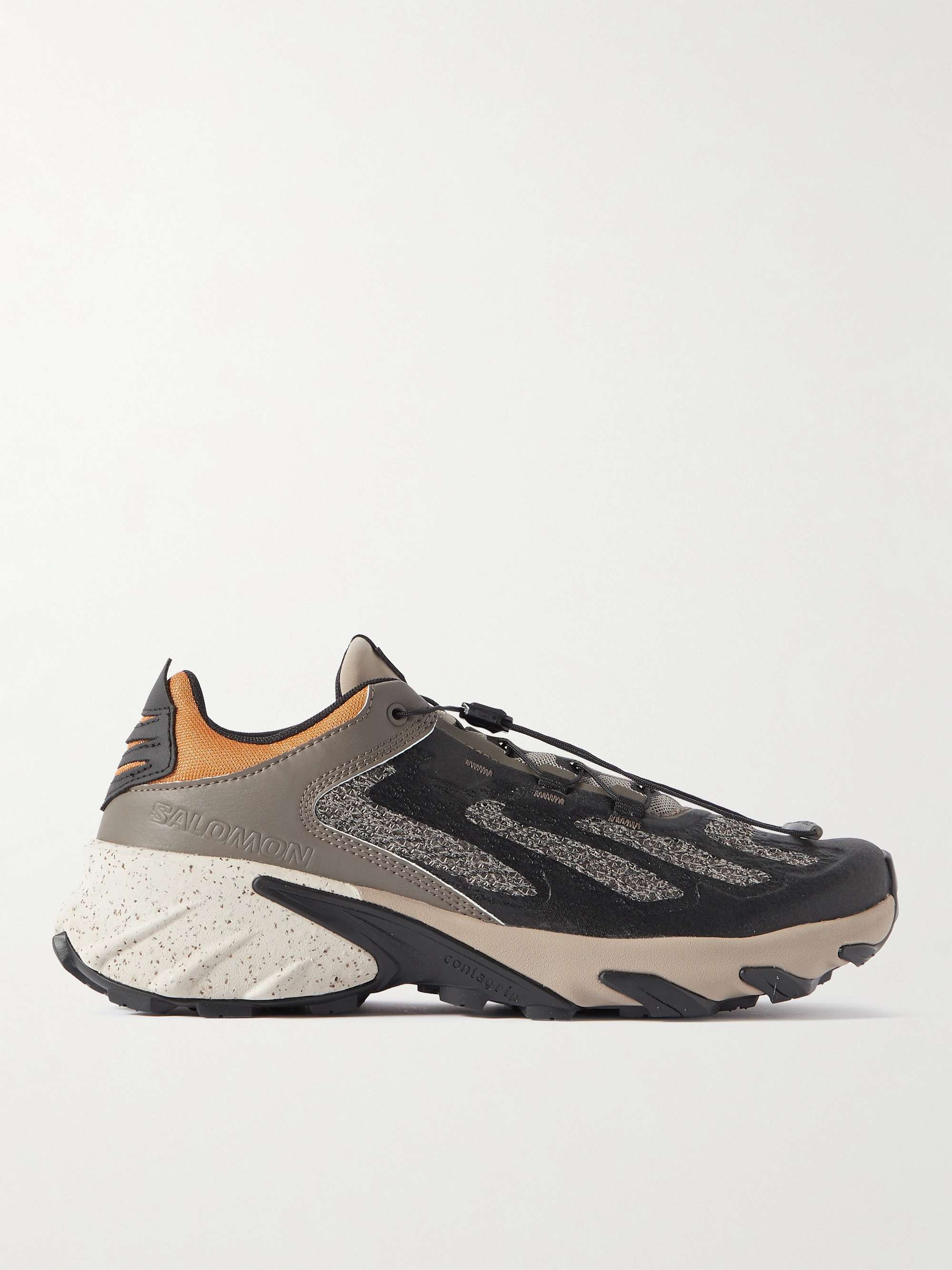 SALOMON Speedverse PRG Vegan Leather and Rubber-Trimmed Mesh Sneakers | MR  PORTER
