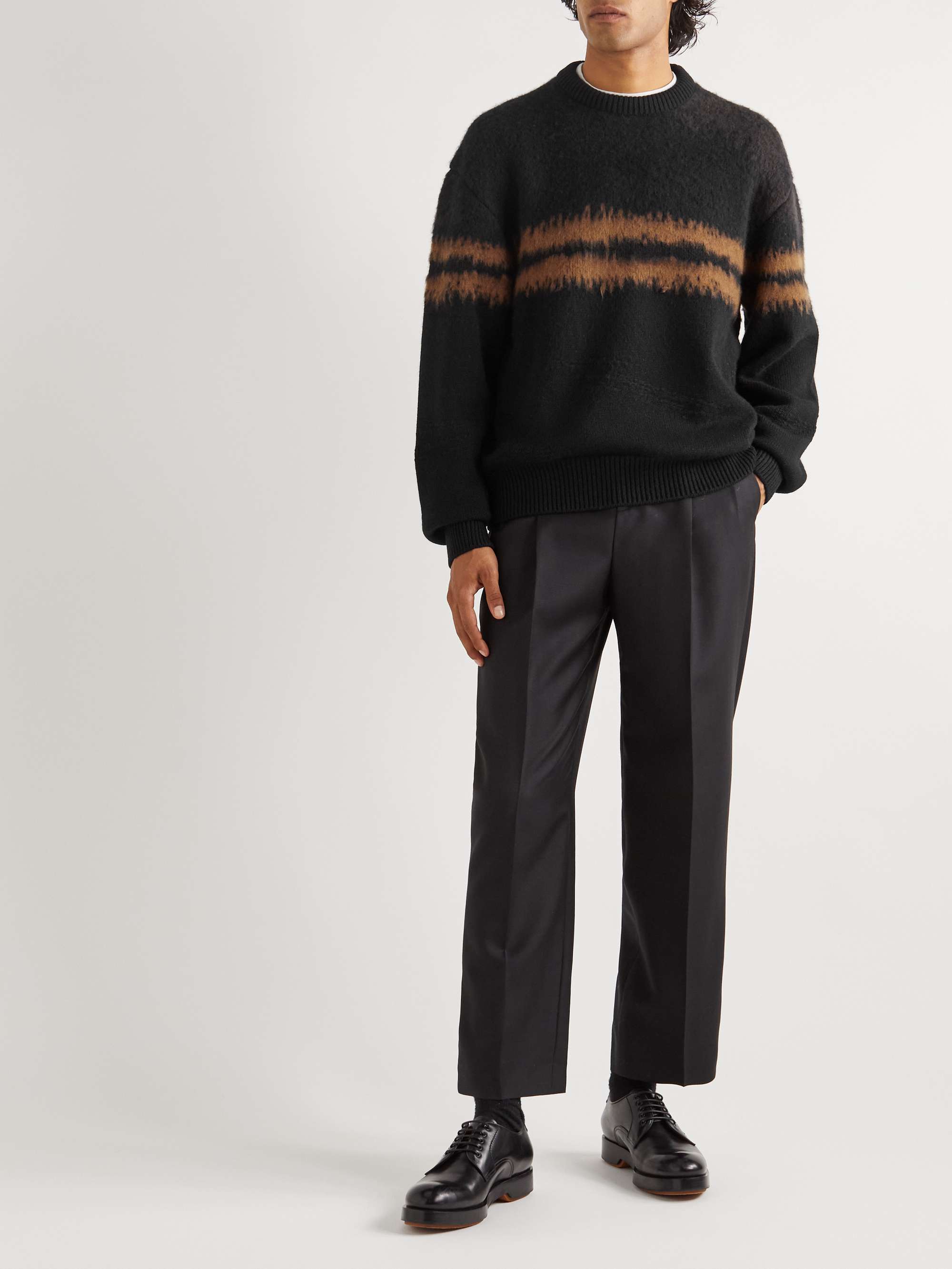 ZEGNA Striped Cashmere Sweater for Men | MR PORTER