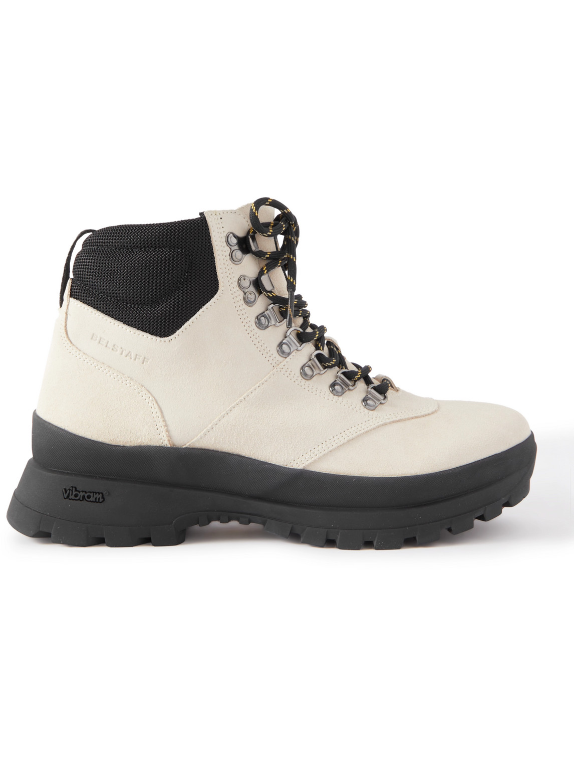Belstaff Men's Scramble Leather Lace-up Hiker Boots In Bone | ModeSens