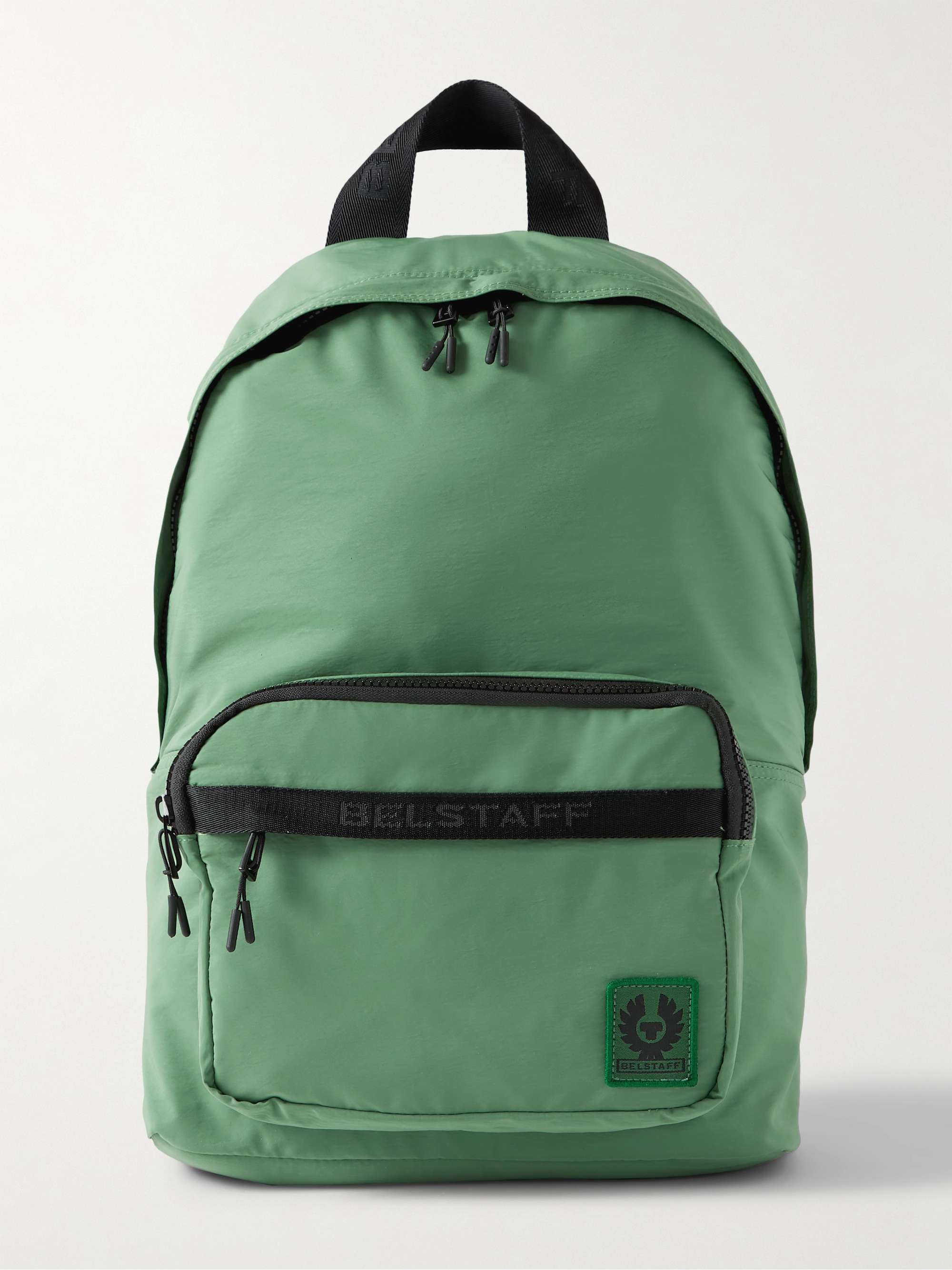 Green Logo-Appliquéd Ripple Shell Backpack | BELSTAFF | MR PORTER
