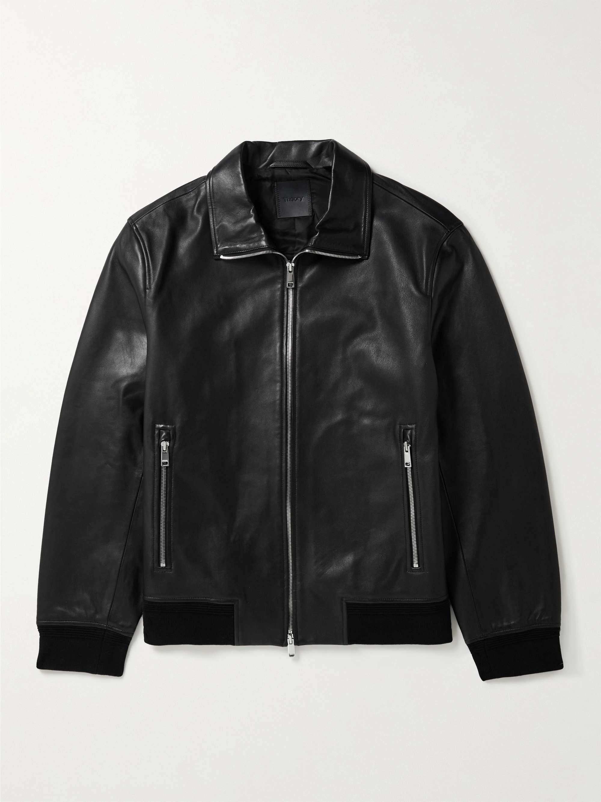 THEORY Marco Leather Jacket for Men | MR PORTER