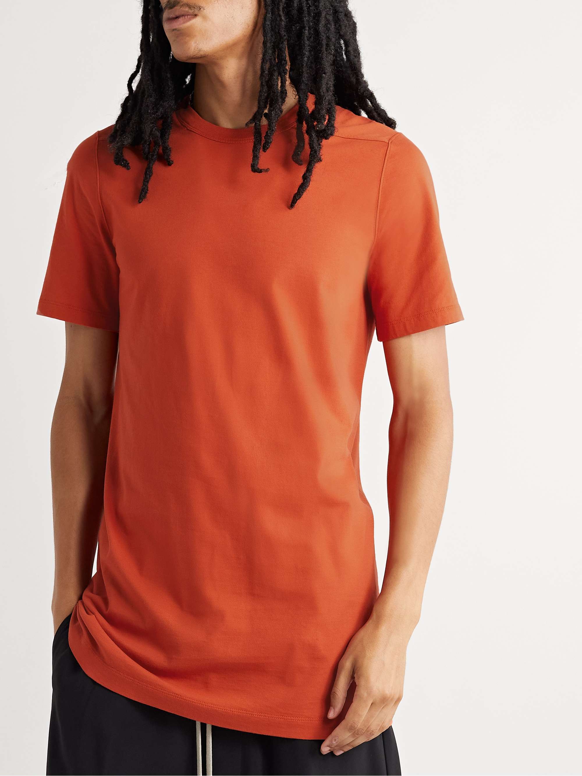 RICK OWENS Level Cotton-Jersey T-Shirt for Men | MR PORTER