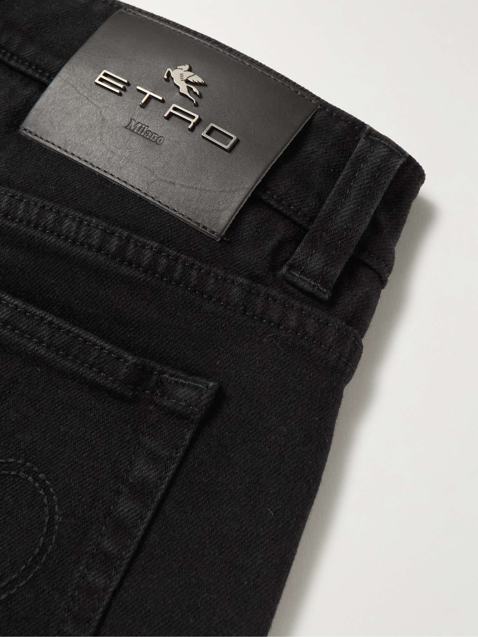 ETRO Straight-Leg Embroidered Jeans | MR PORTER