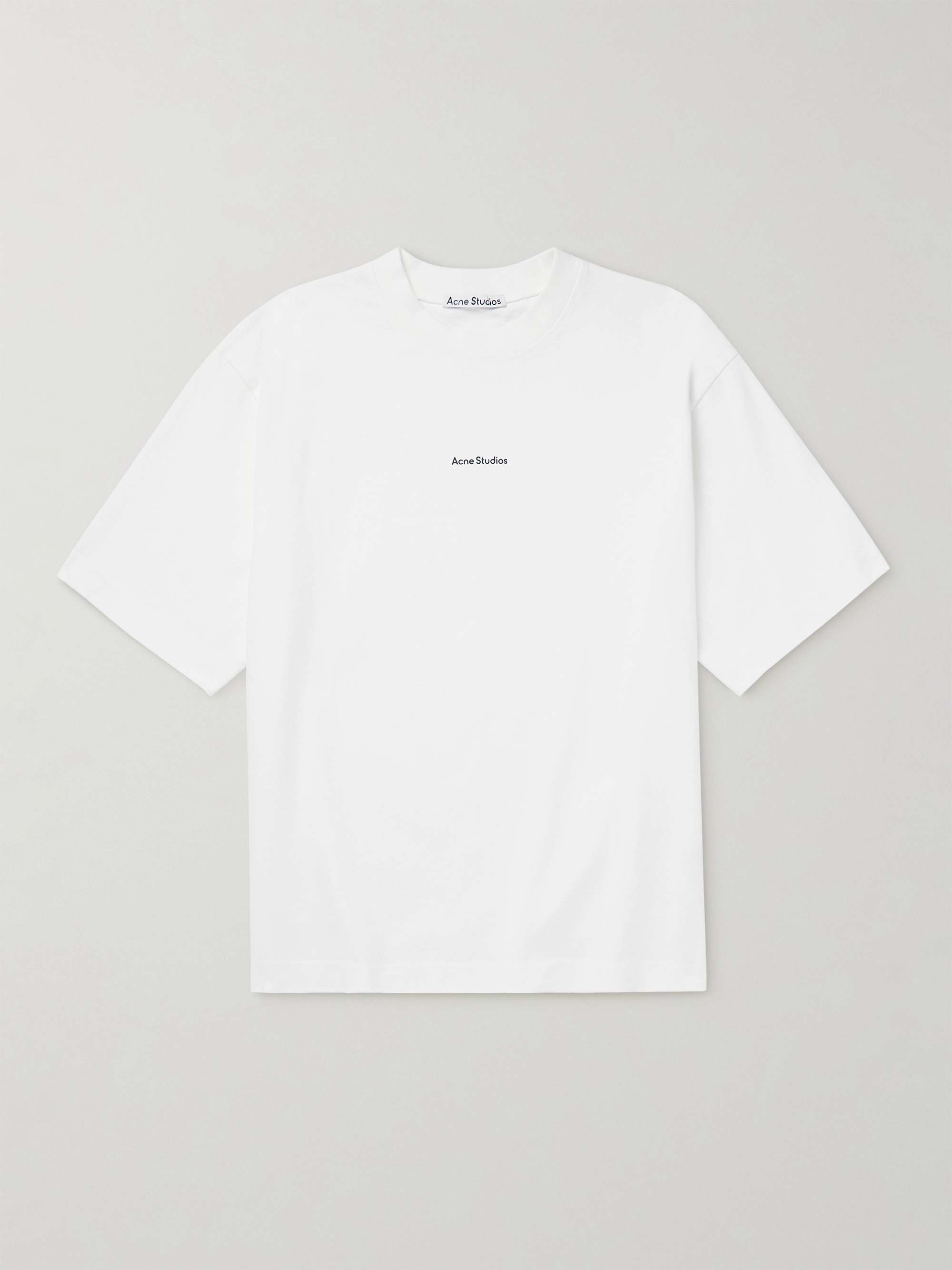 ACNE Logo-Print Organic Cotton-Jersey T-Shirt for Men | MR PORTER