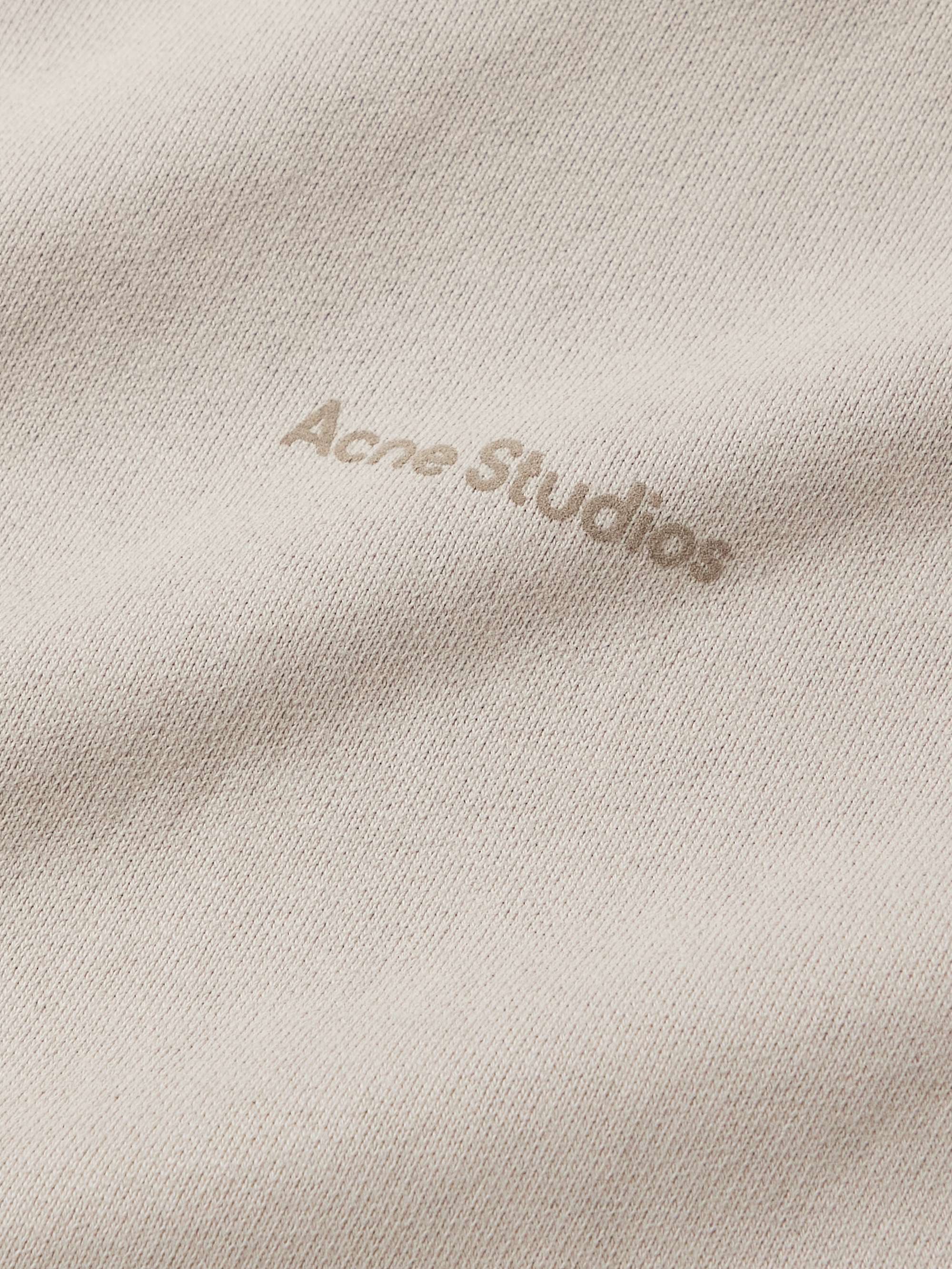 ACNE STUDIOS Franklin Oversized Logo-Print Cotton-Jersey Hoodie for Men |  MR PORTER