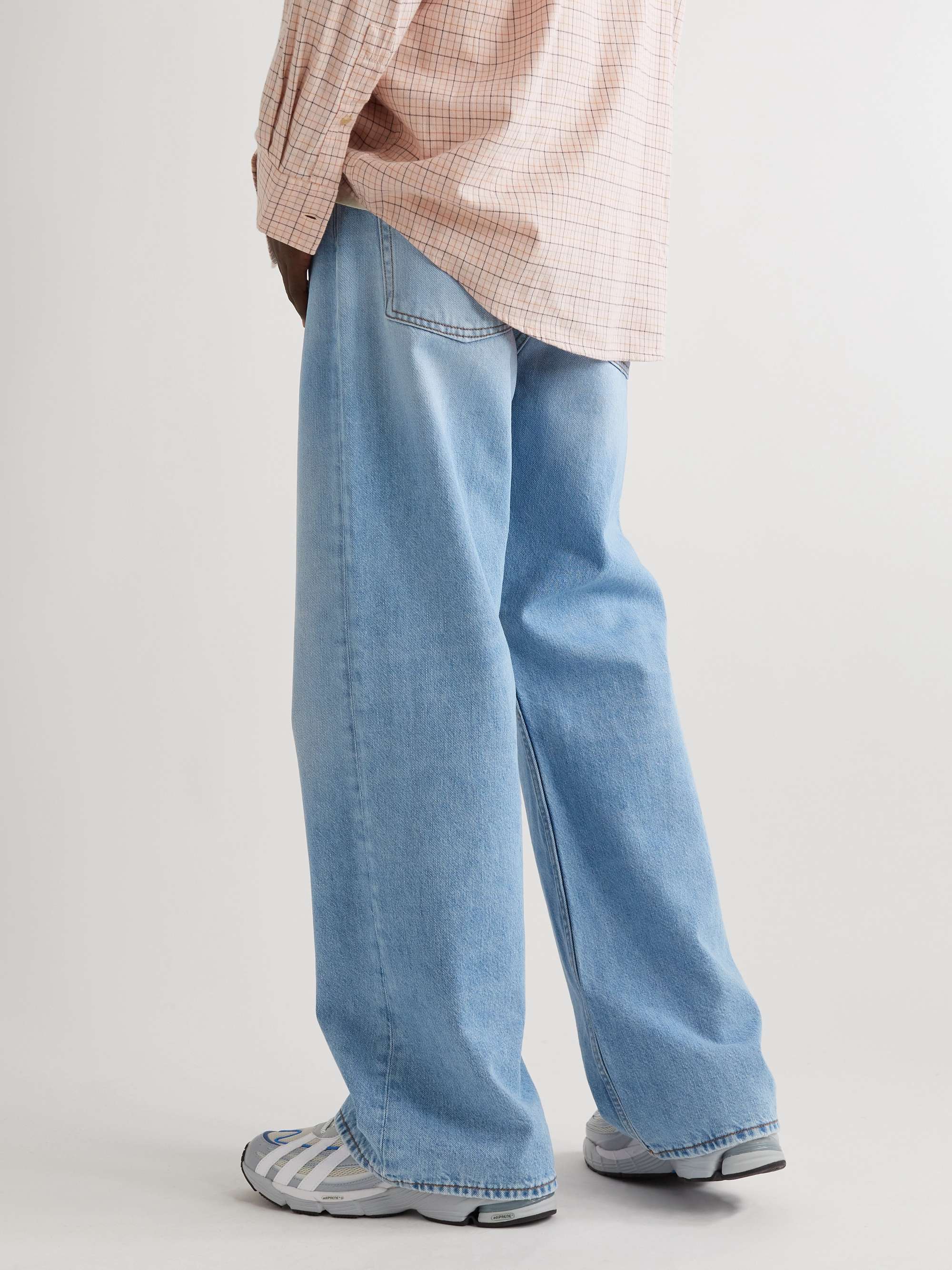 ACNE STUDIOS 2021M Bootcut Distressed Organic Jeans for Men | MR PORTER