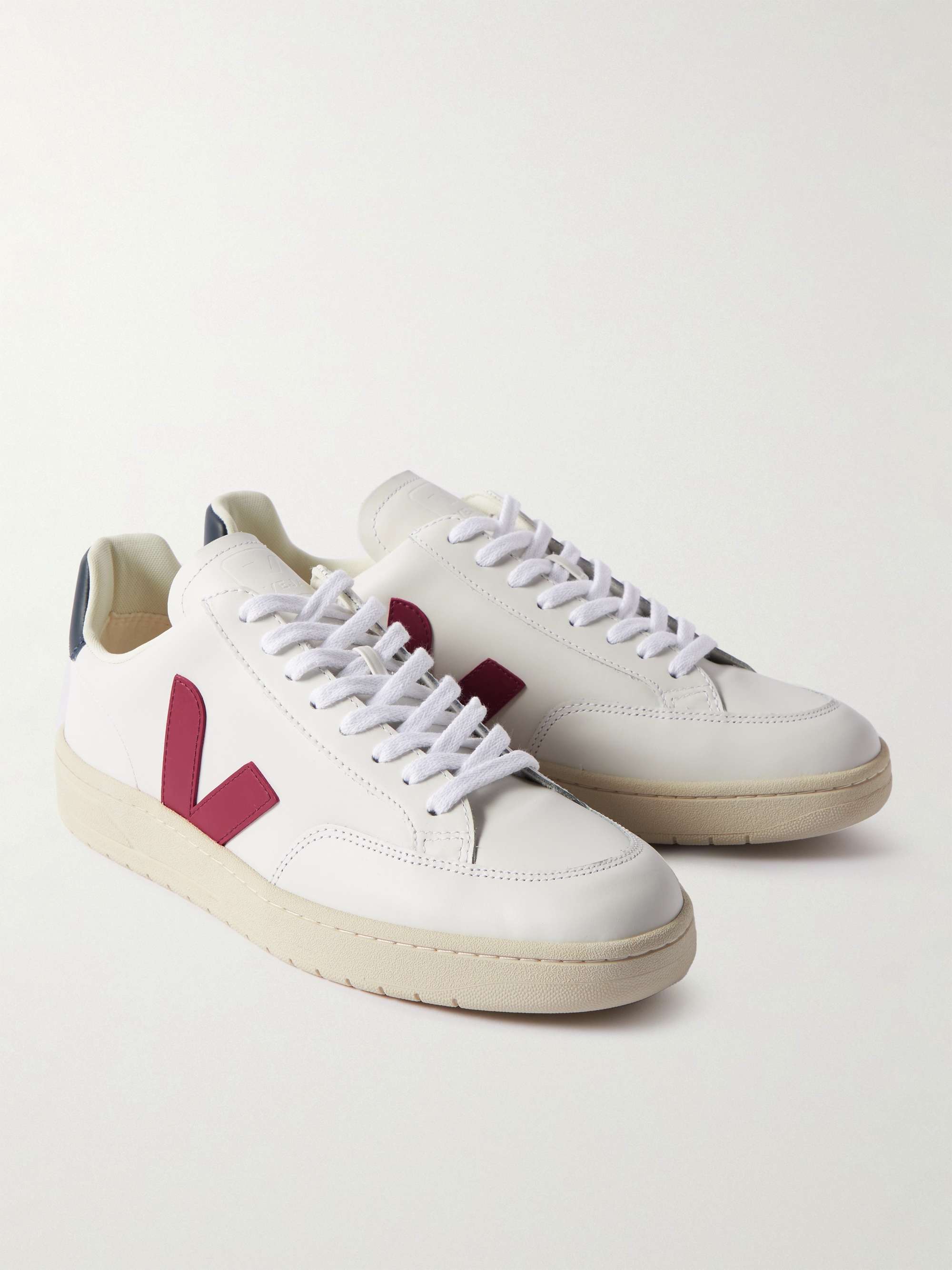 VEJA V-12 Leather Sneakers | MR PORTER