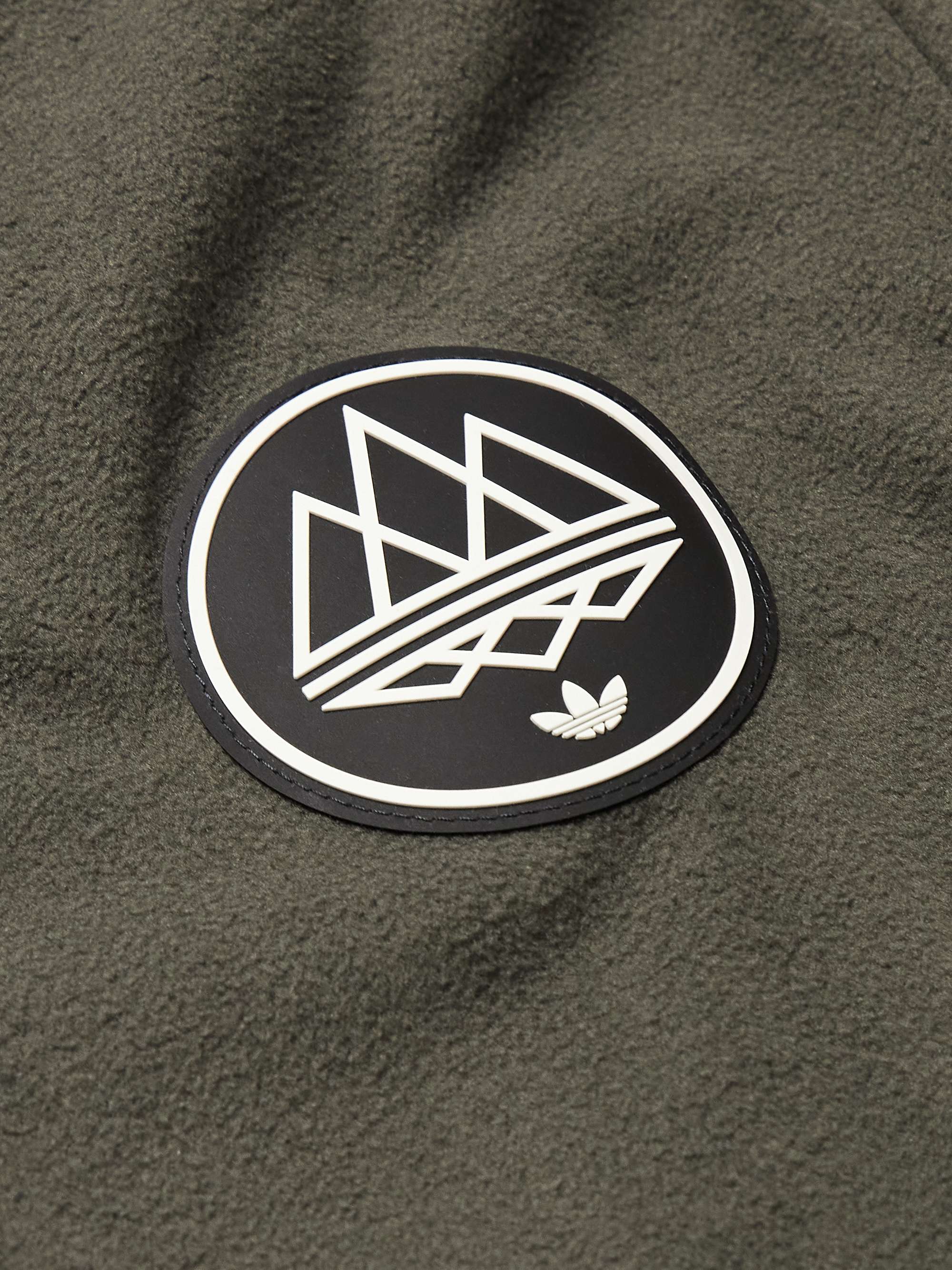 ADIDAS CONSORTIUM Tockholes Logo-Appliquéd Recycled-Fleece Track Jacket |  MR PORTER