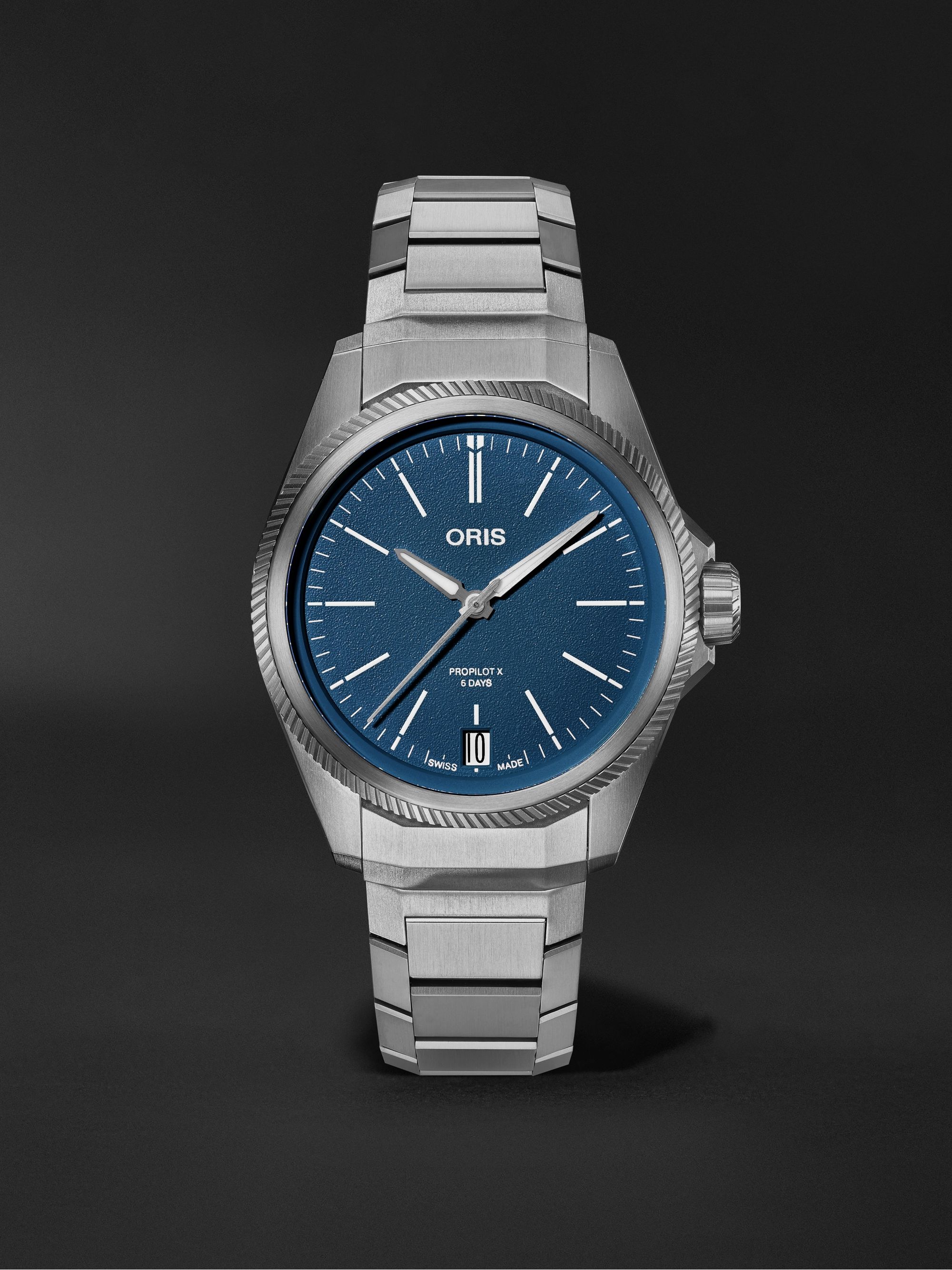 ORIS Pro Pilot PPX Automatic 39mm Titanium Watch, Ref. No. 01 400 7778  7155-07 7 20 01TLC for Men | MR PORTER