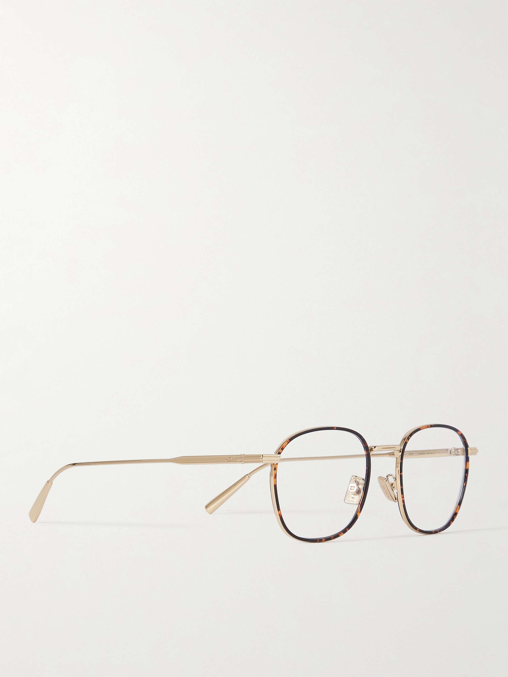 DIOR EYEWEAR DiorBlackSuitO S2U RoundFrame Tortoiseshell Acetate and  GoldTone Optical Glasses for Men  MR PORTER