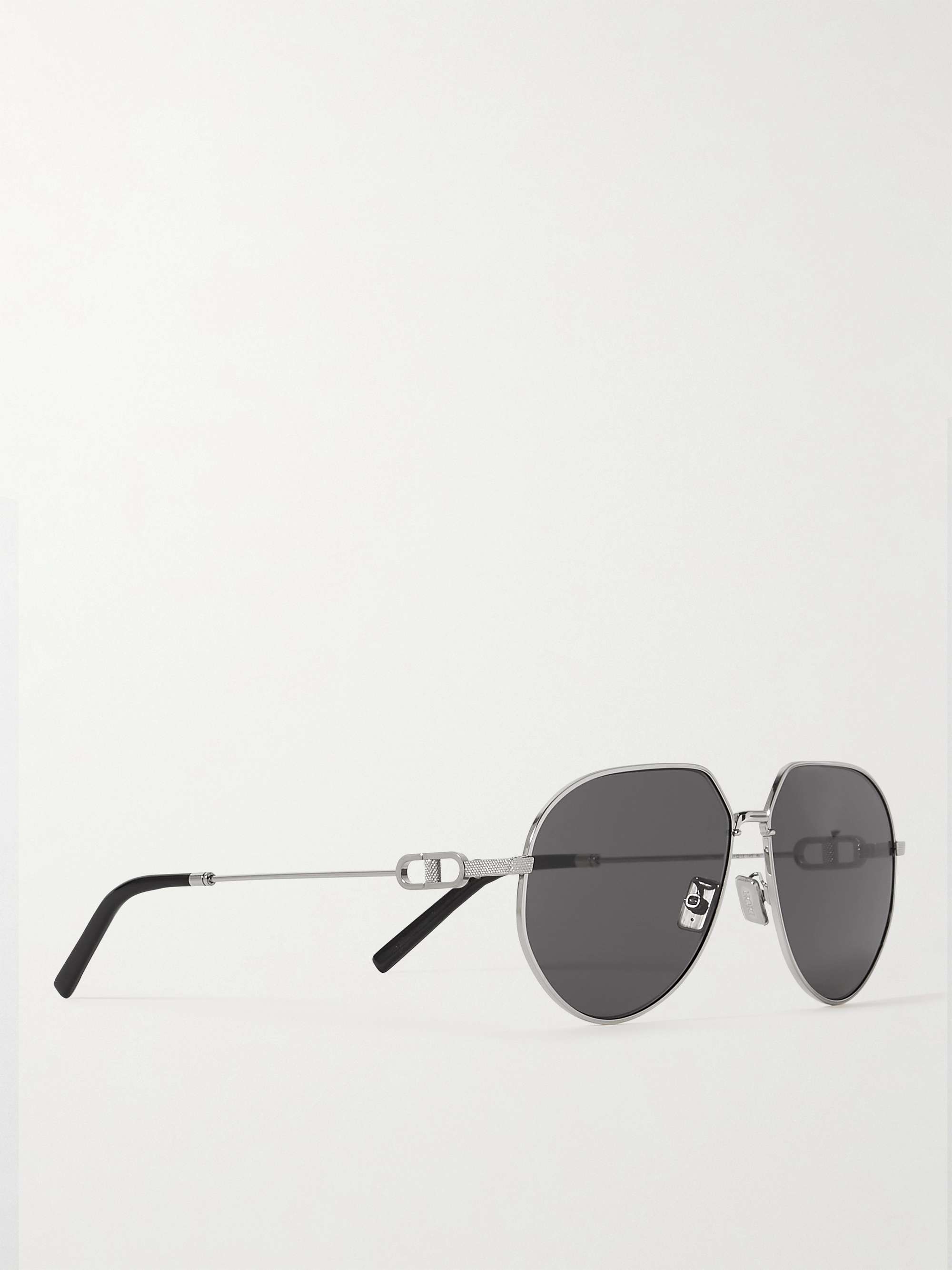 Silver CD Link A1U Round-Frame Silver-Tone Sunglasses | DIOR EYEWEAR | MR  PORTER