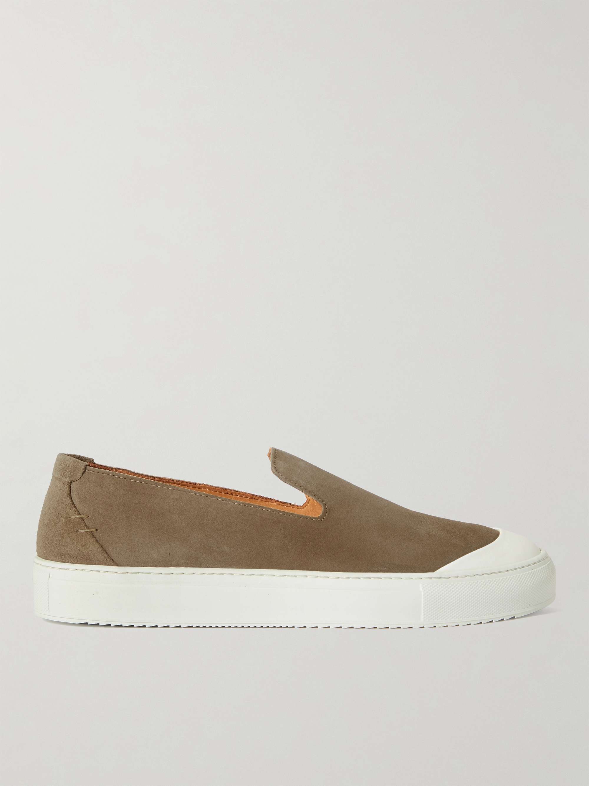 MR P. Larry Regenerated Suede by evolo® Slip-On Sneakers | MR PORTER