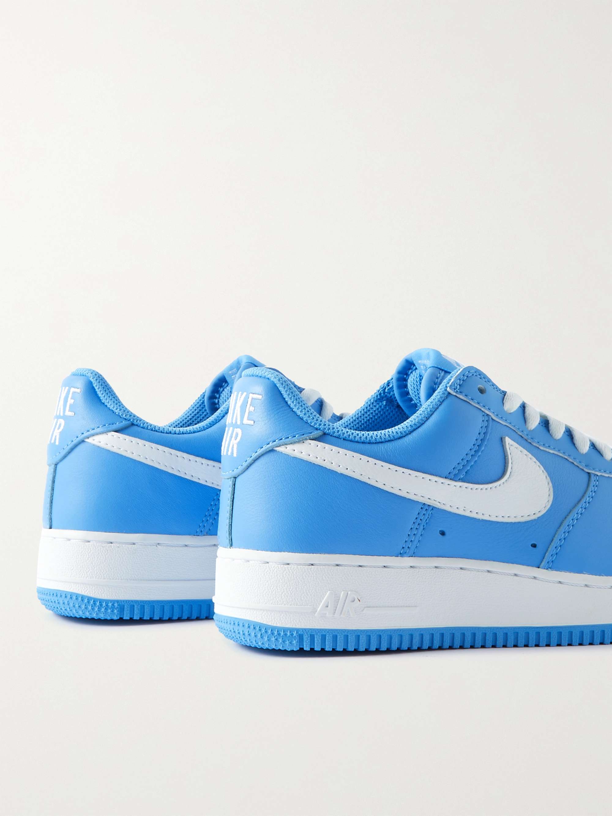 Sky blue Air Force 1 Low Leather Sneakers | NIKE | MR PORTER