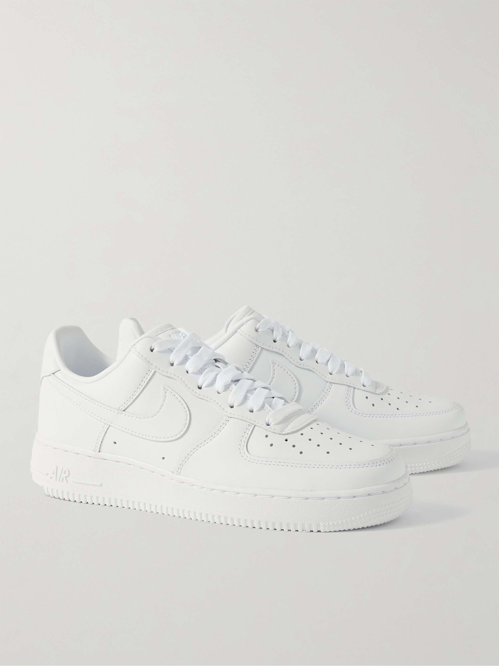 White Air Force 1 '07 Fresh Leather Sneakers | NIKE | MR PORTER