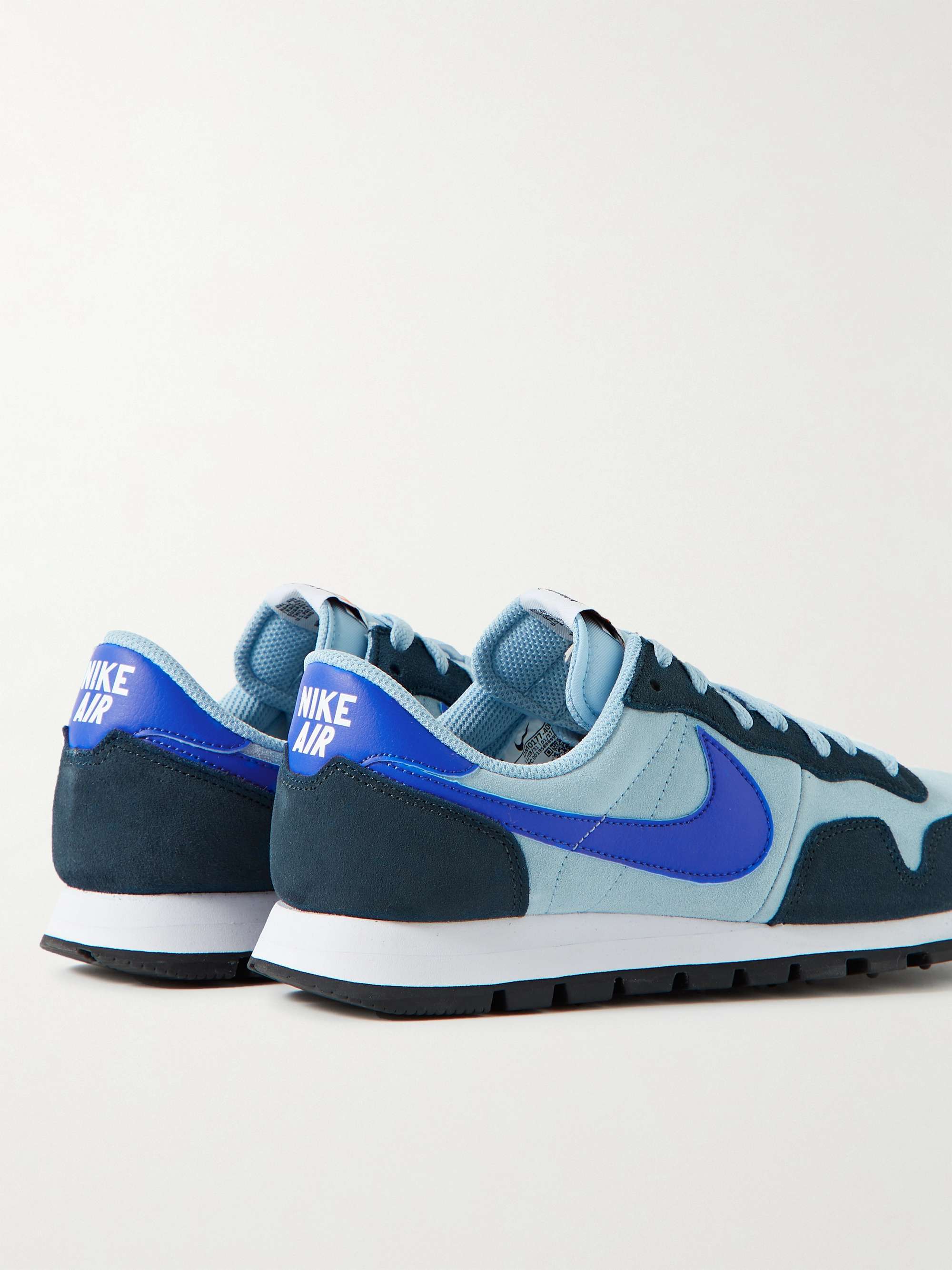 NIKE Air Pegasus 83 Leather-Trimmed Suede Sneakers | MR PORTER