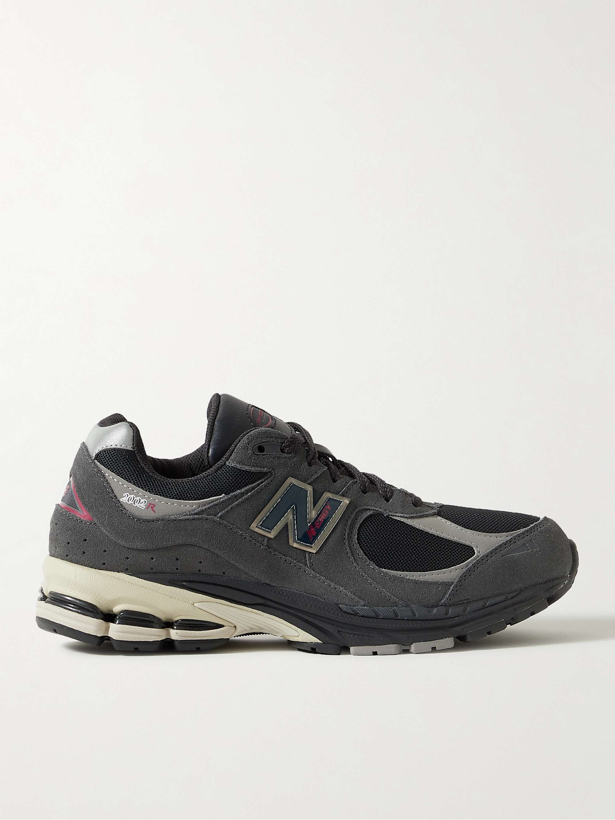 NEW BALANCE 2002R Leather-Trimmed Suede and Mesh Sneakers for Men | MR  PORTER