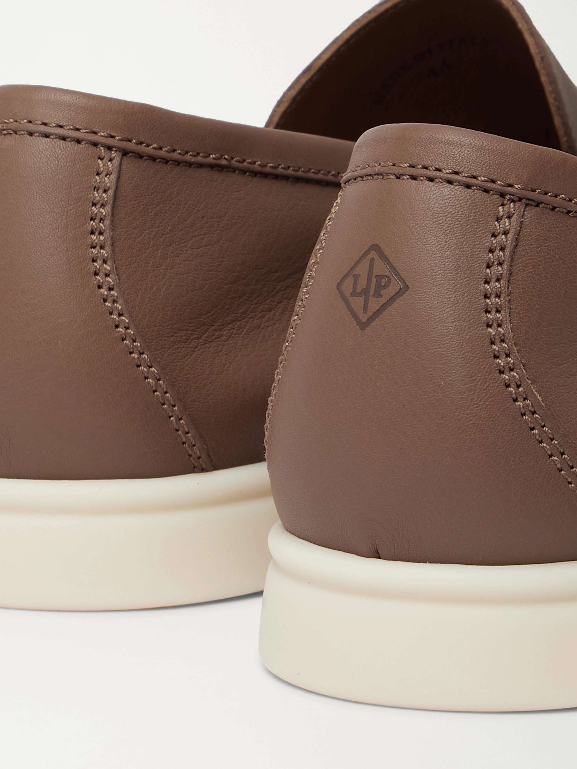 LORO PIANA Summer Walk Leather Loafers | MR PORTER