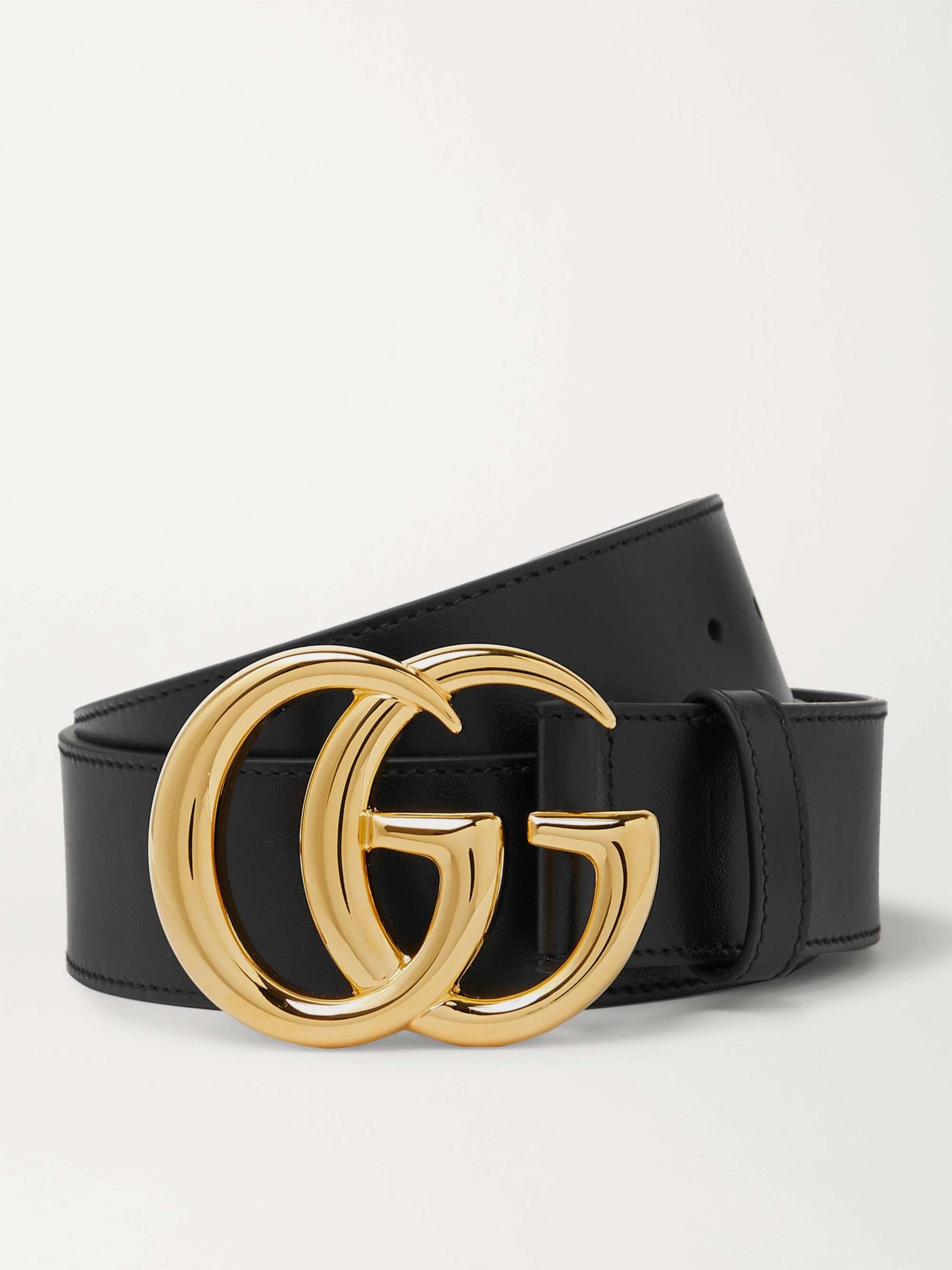 Black 4cm Marmont Leather Belt | GUCCI | MR PORTER