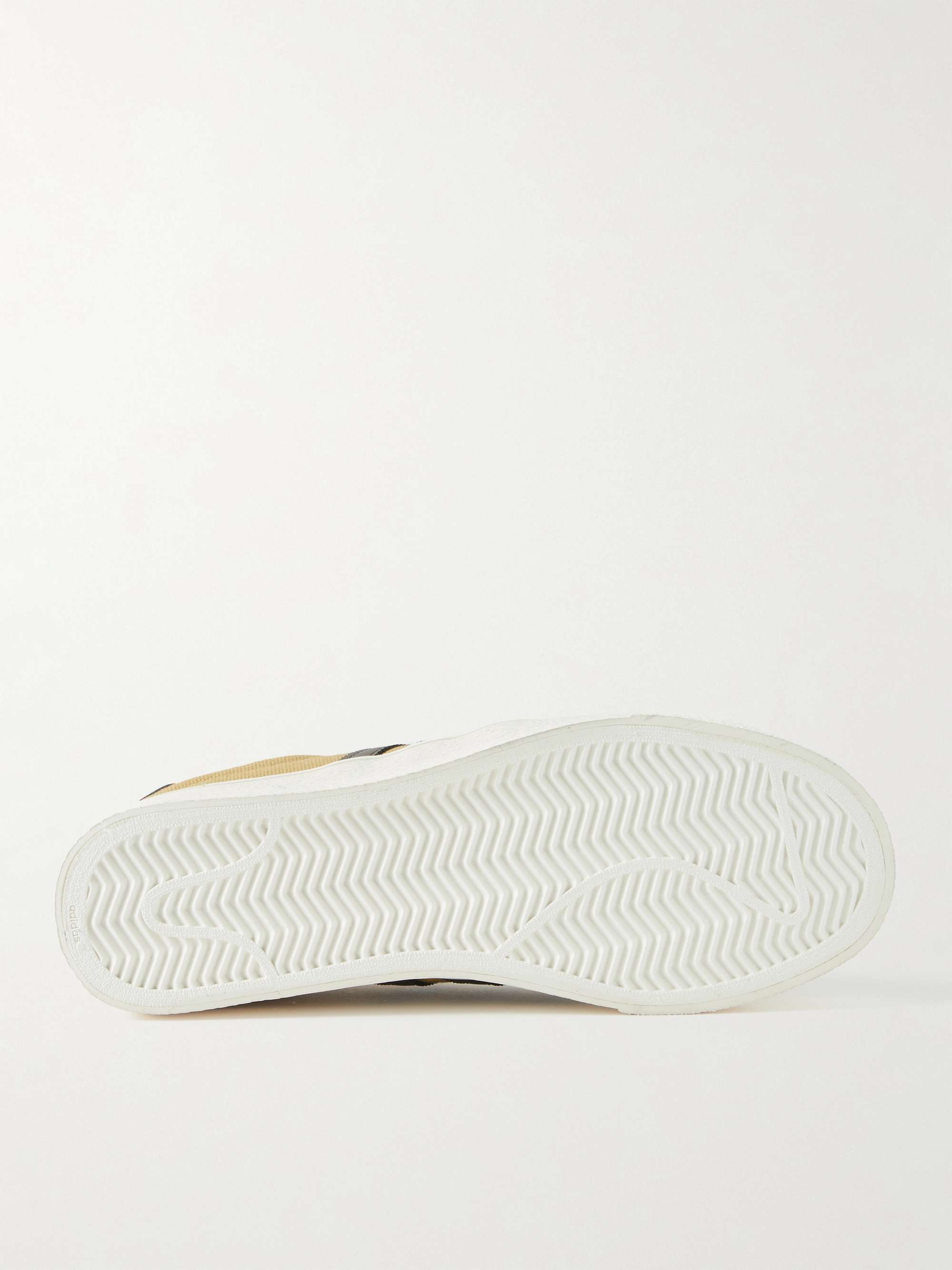 ADIDAS CONSORTIUM + Noah Adria Leather-Trimmed Canvas Sneakers | MR PORTER