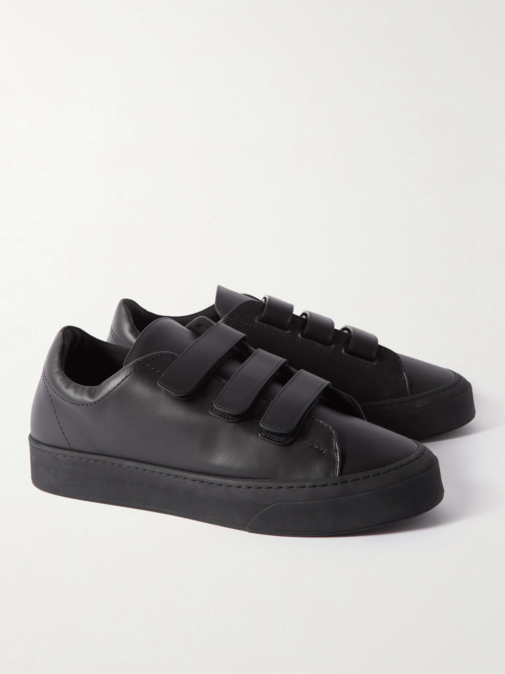 THE ROW Dean Leather Sneakers for Men | MR PORTER