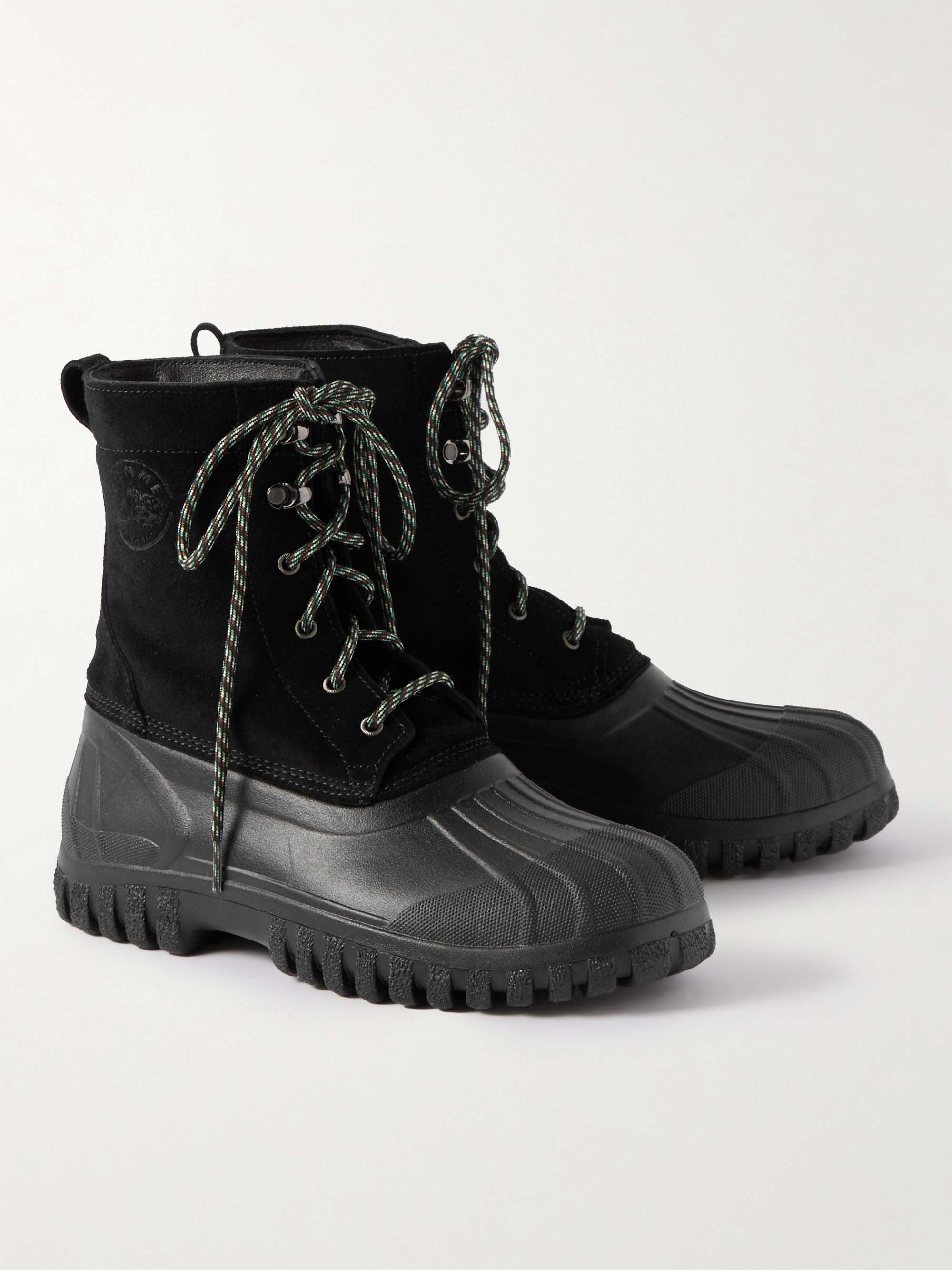 Black Anatra Suede and Rubber Boots | DIEMME | MR PORTER