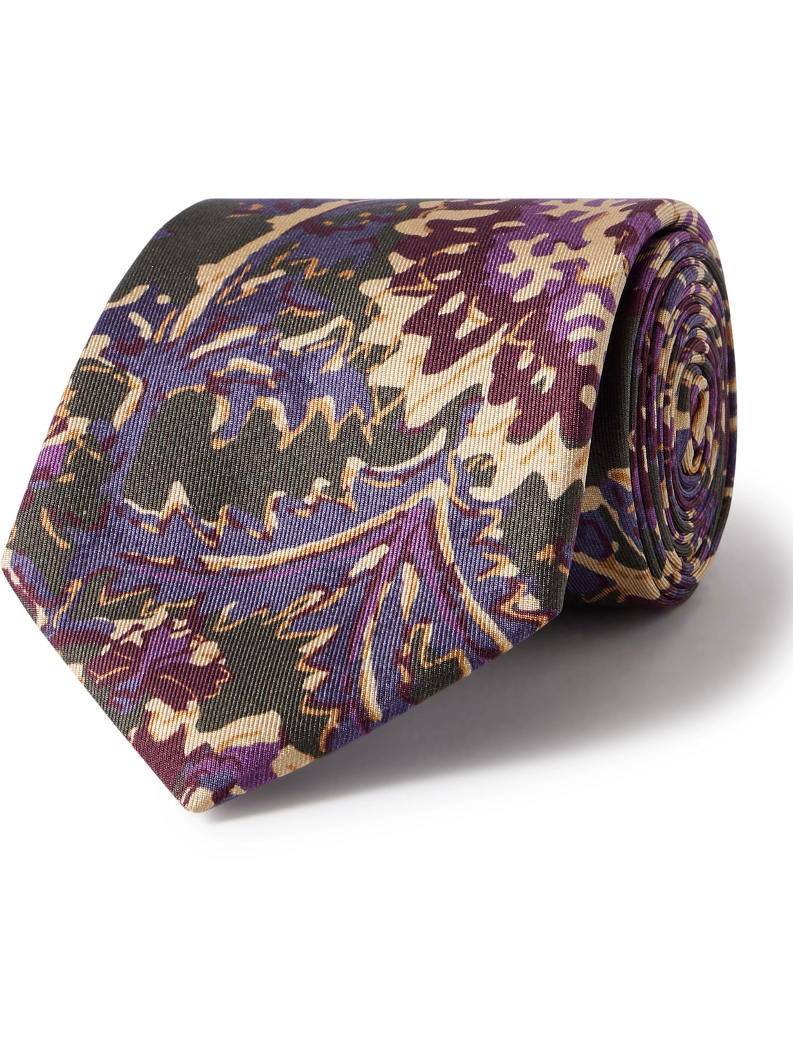 Charleston 7.5cm Floral-Print Silk Tie