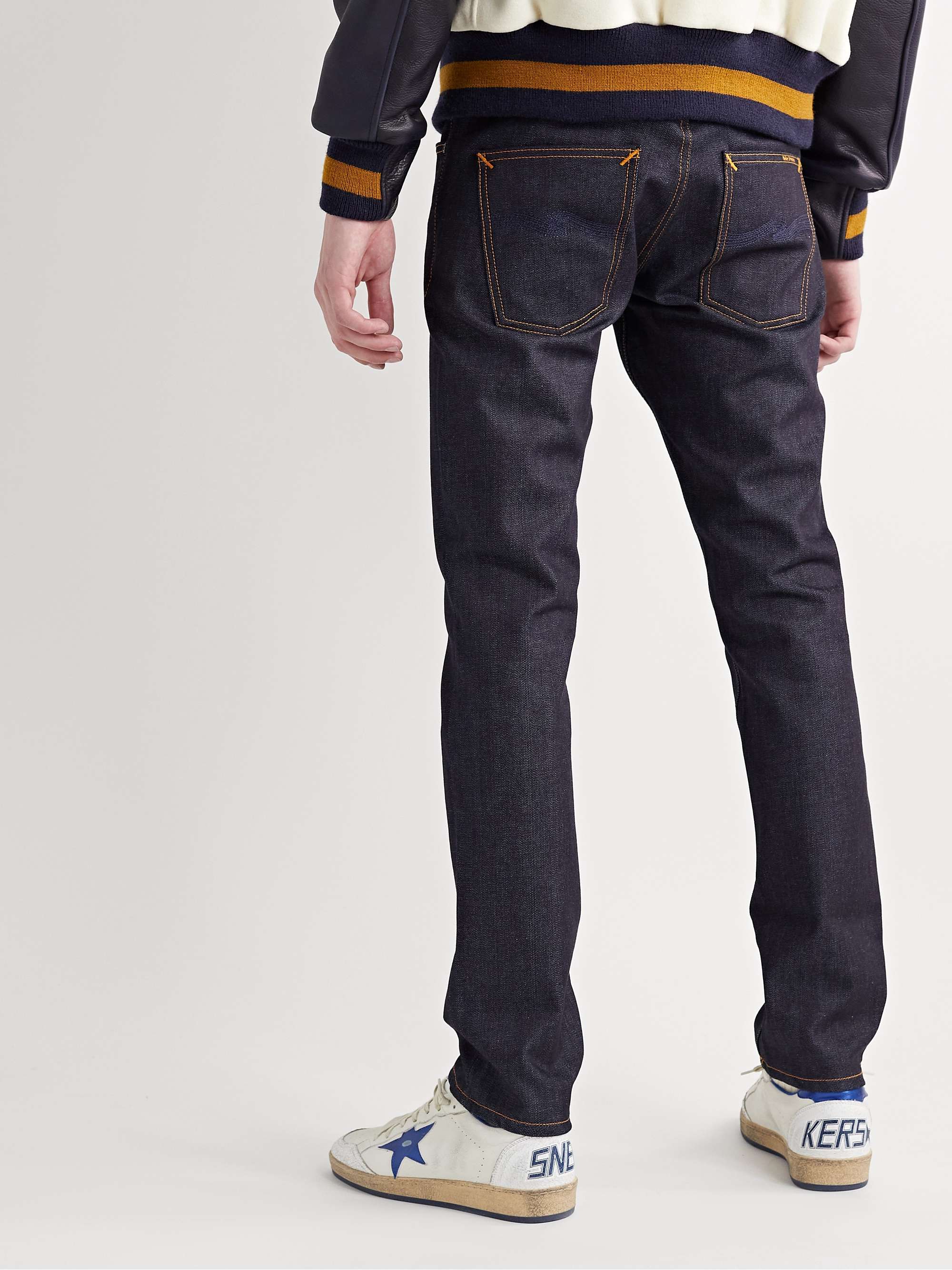 NUDIE JEANS Grim Tim Slim-Fit Organic Stretch-Denim Jeans for Men | MR  PORTER