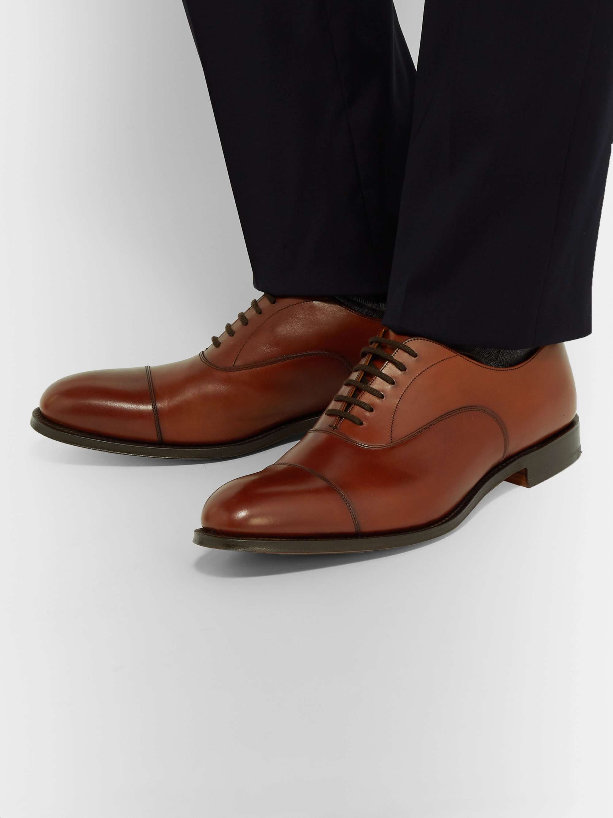 CHURCH'S Dubai Polished-Leather Oxford Shoes | MR PORTER