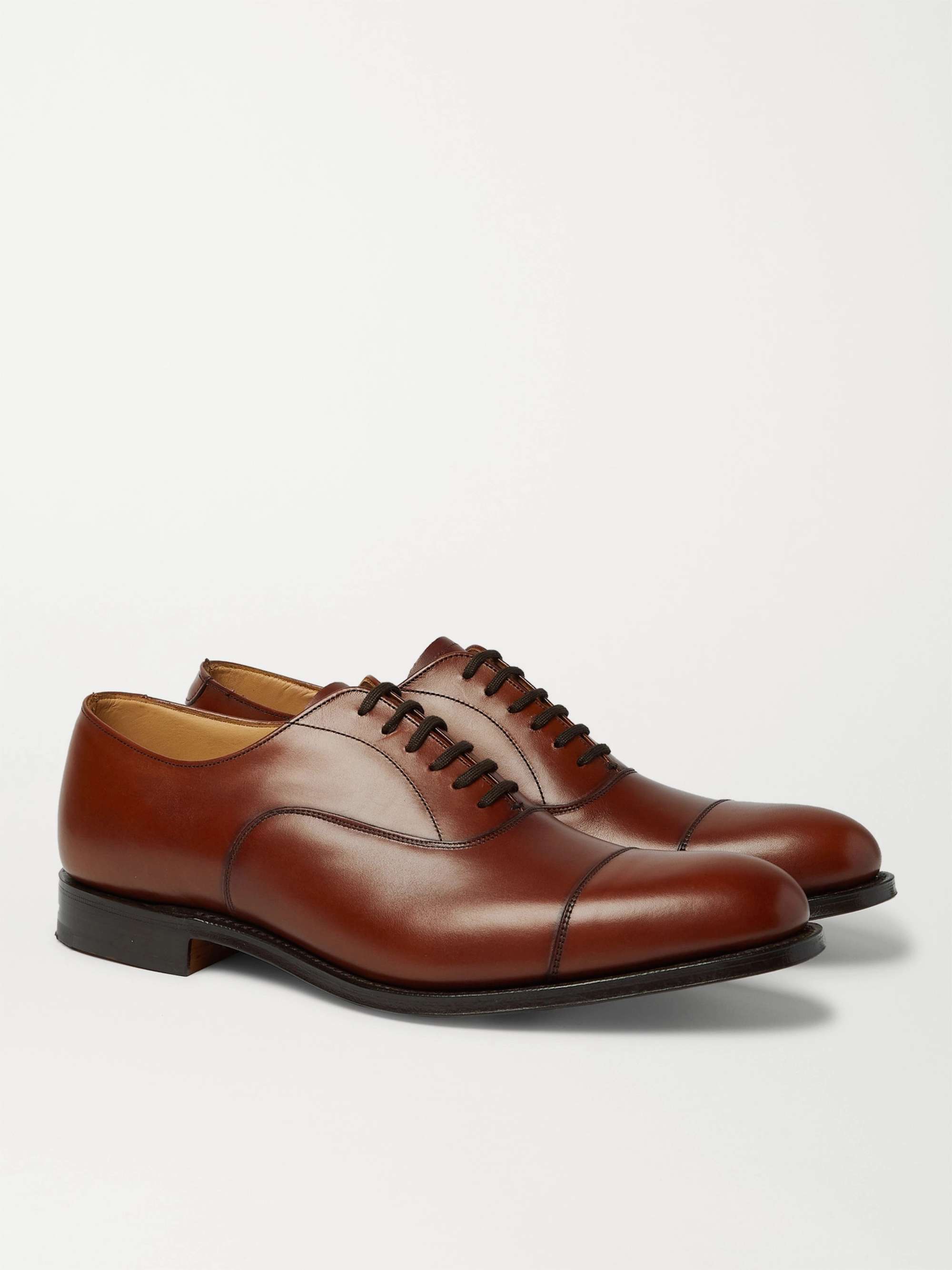CHURCH'S Dubai Polished-Leather Oxford Shoes for Men | MR PORTER