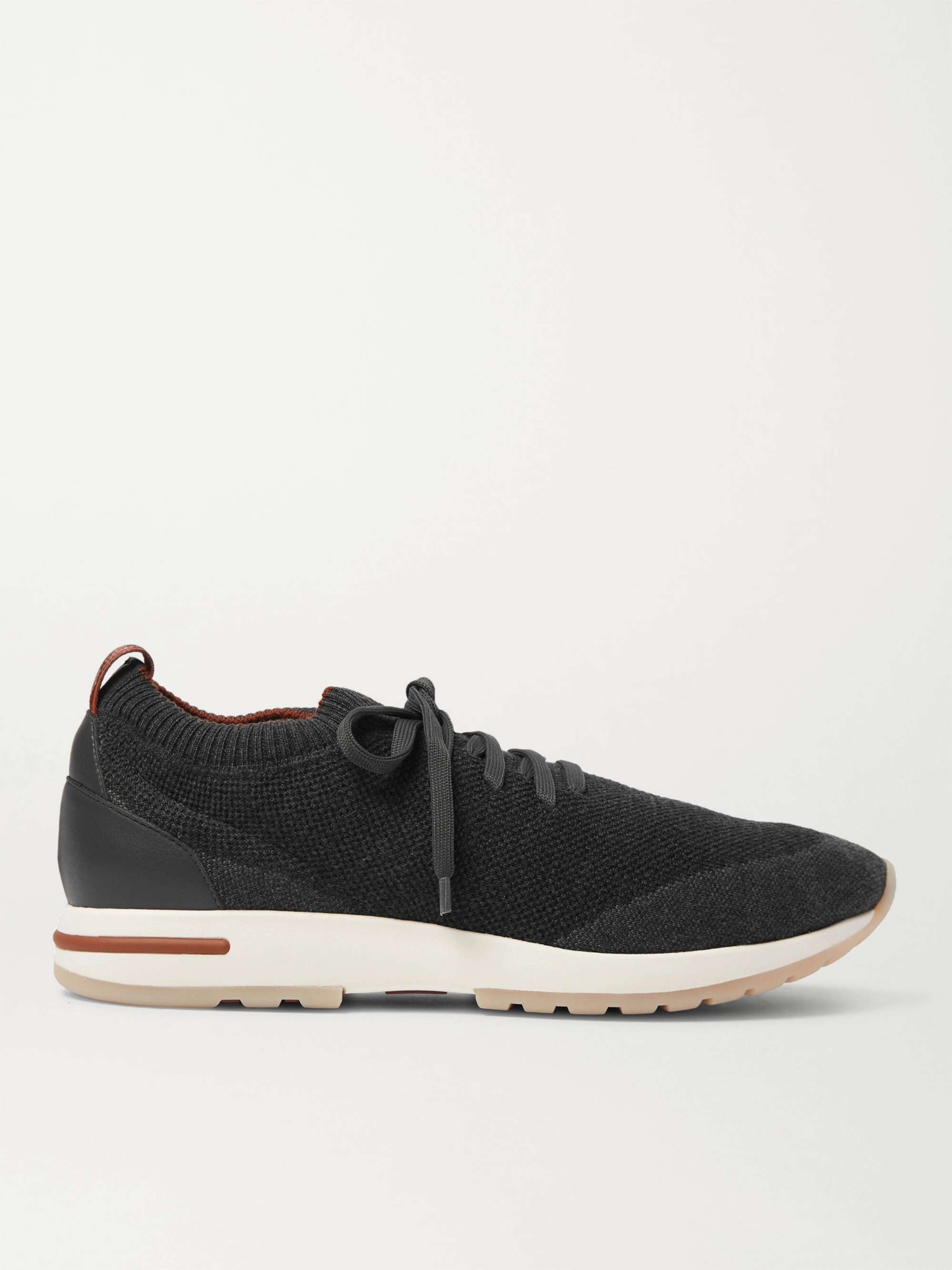LORO PIANA 360 Flexy Walk Leather-Trimmed Knitted Wish Wool Sneakers for  Men | MR PORTER