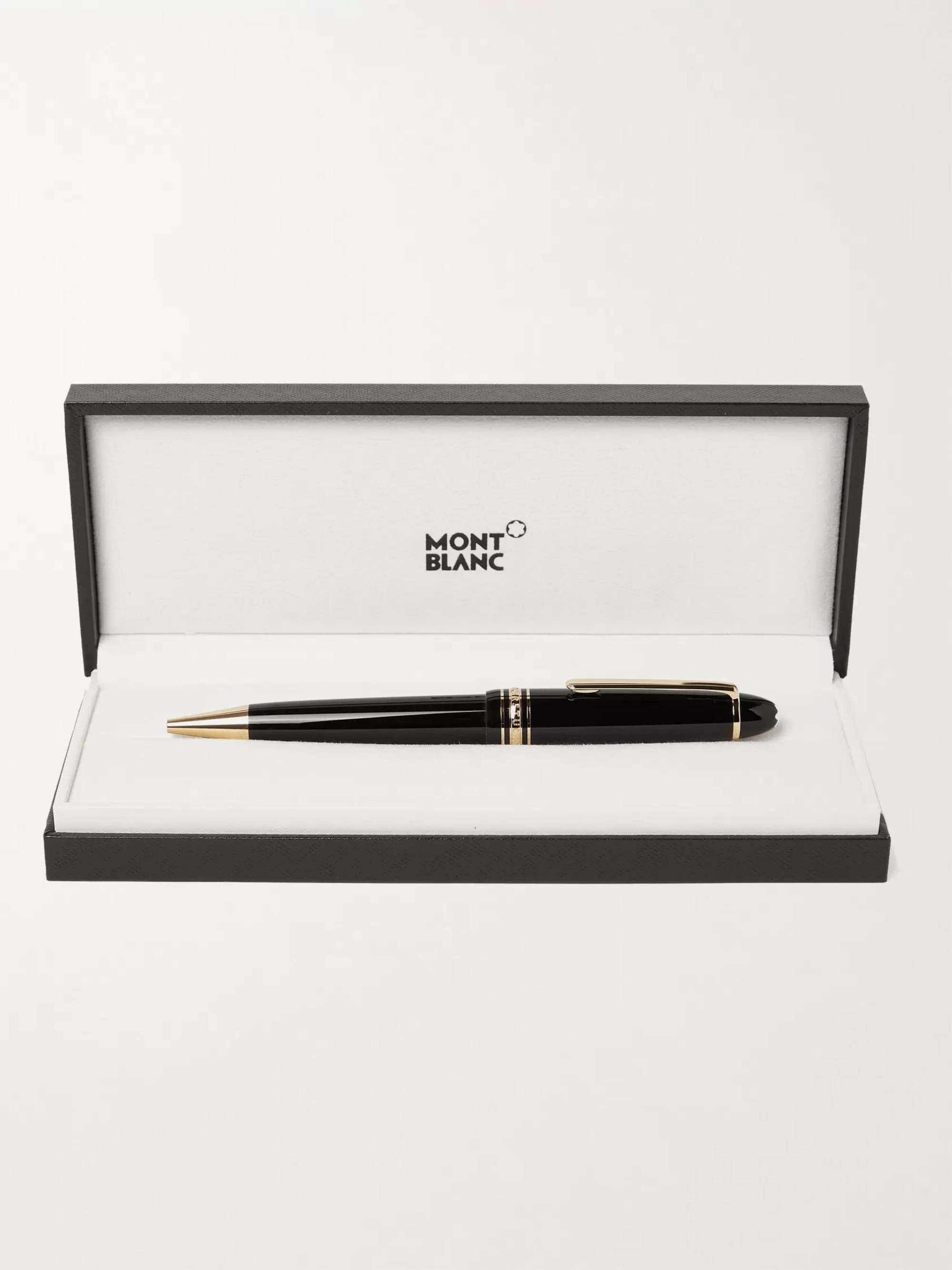 MONTBLANC Meisterstück Le Grand Resin and Gold-Plated Ballpoint Pen | MR  PORTER