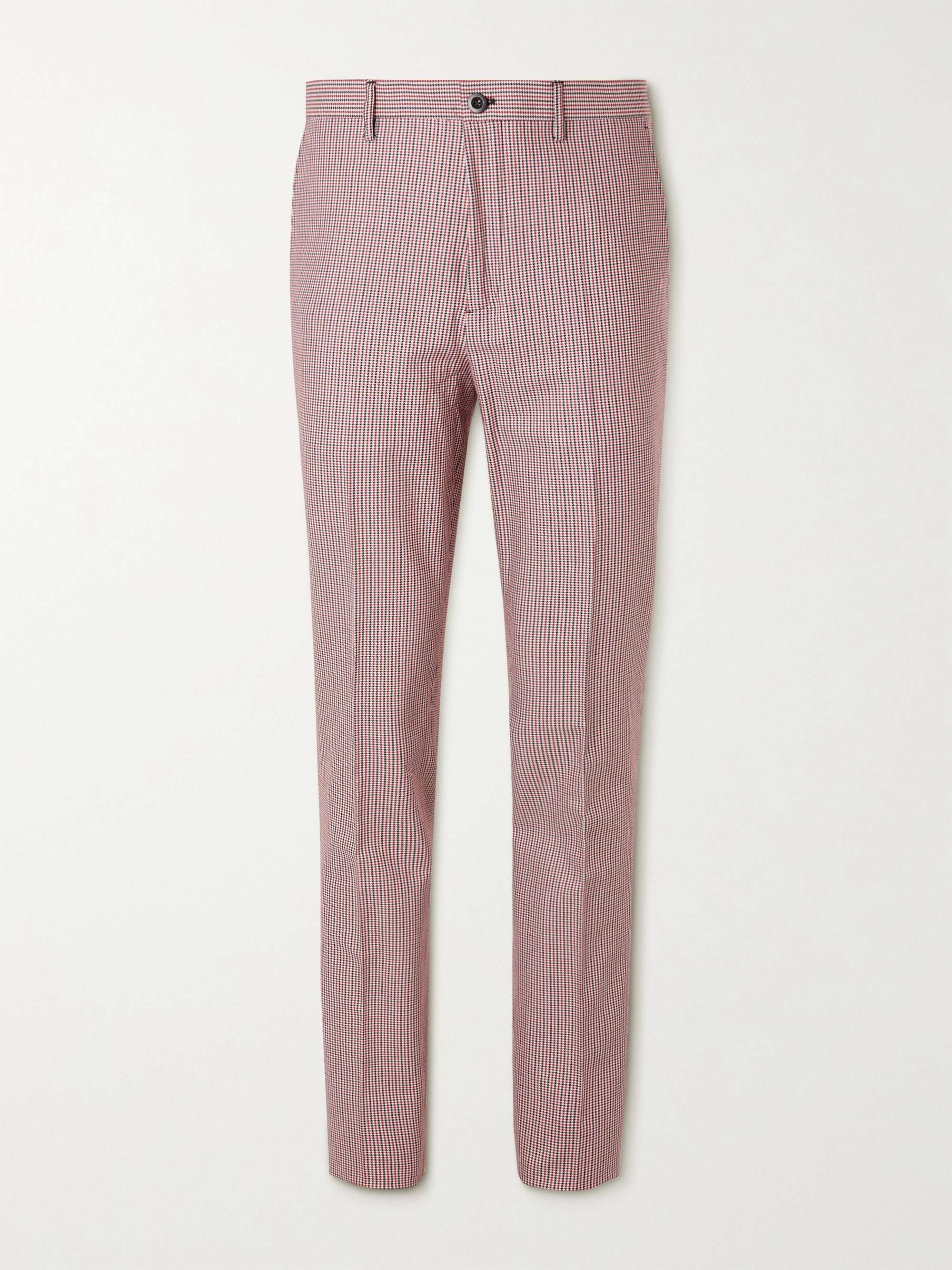 MR P. Tapered Puppytooth Stretch-Cotton Golf Trousers for Men | MR PORTER