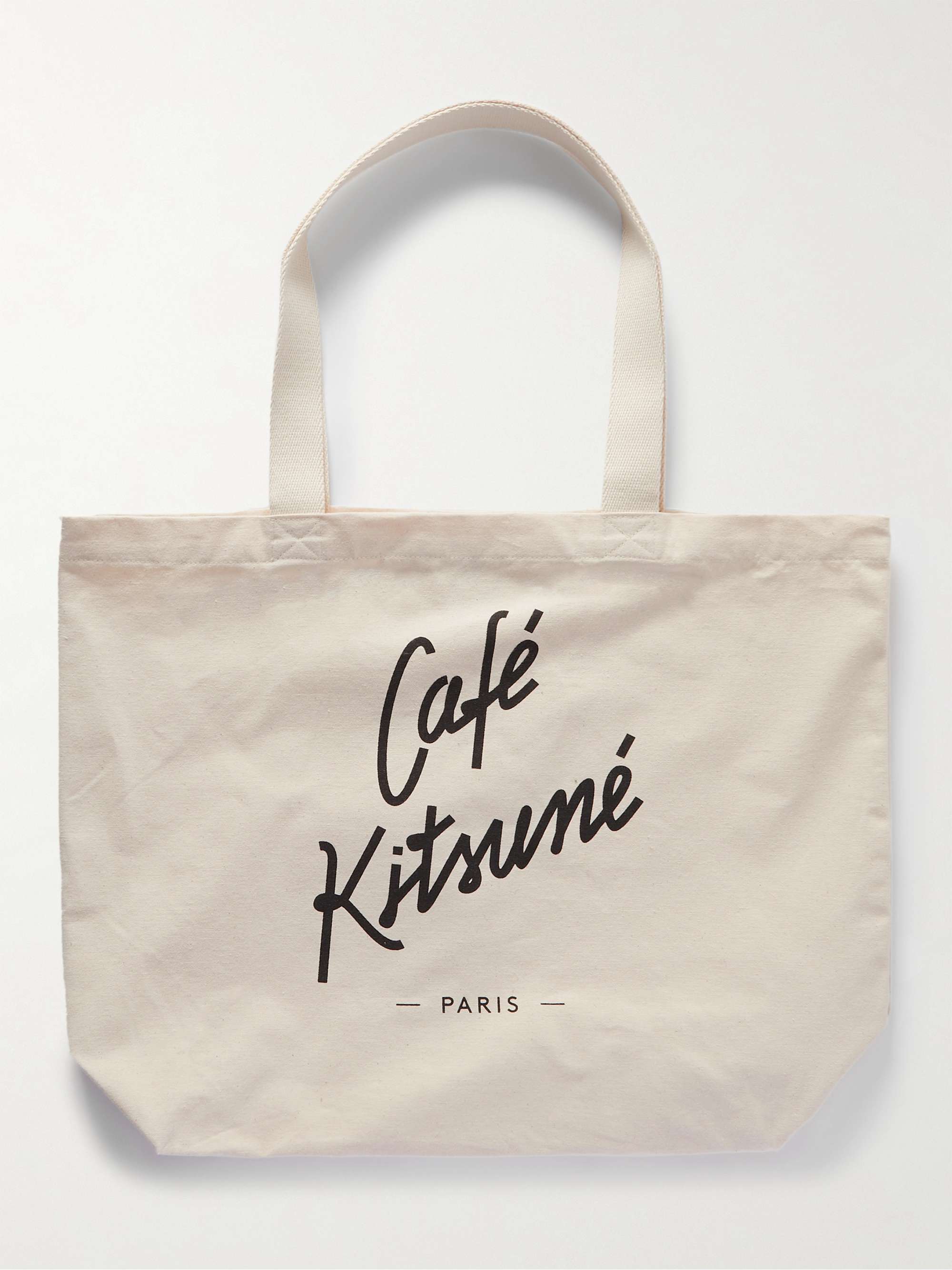 Café Kitsuné Men's Logo-Print Tote Bag