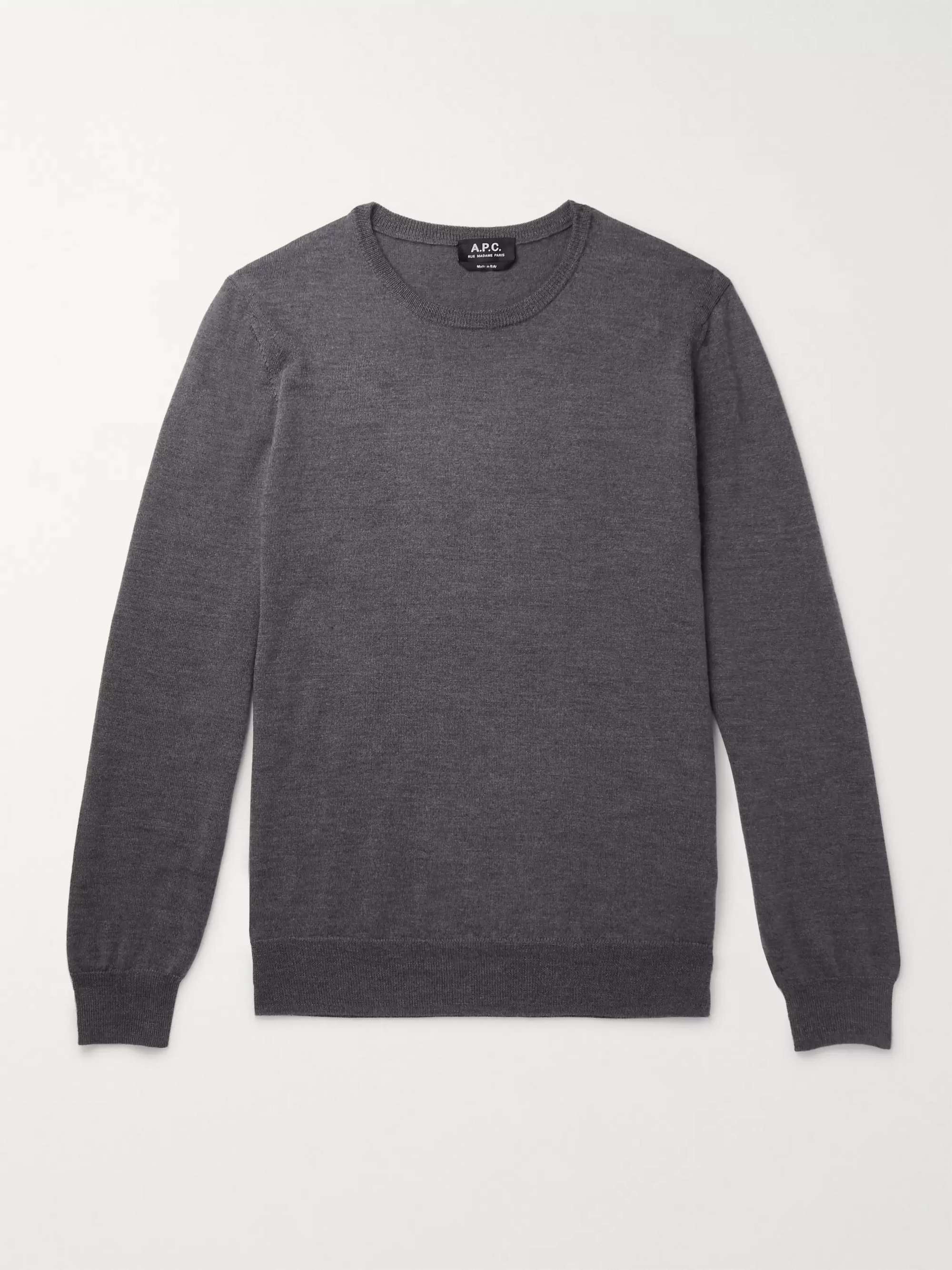 A.P.C. King Merino Wool Sweater for Men | MR PORTER
