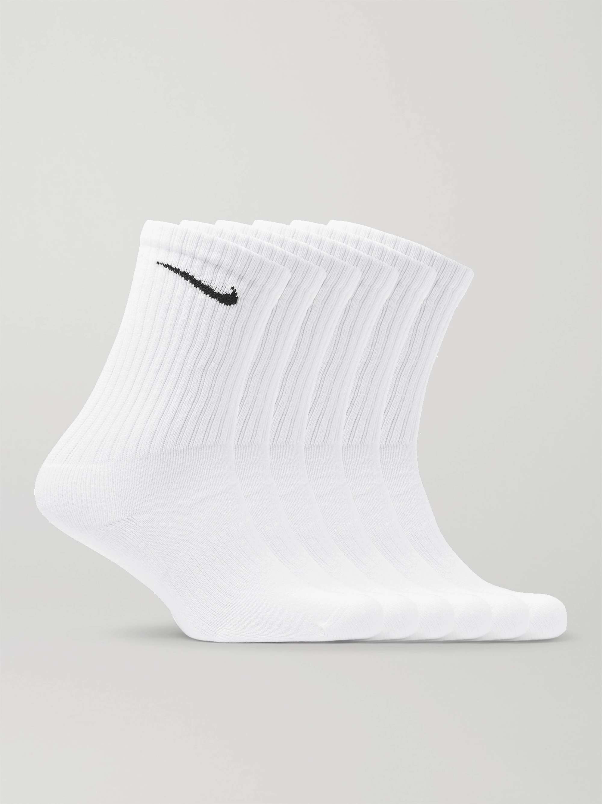 White Six-Pack Everyday Cushioned Dri-FIT Socks | NIKE TRAINING | MR PORTER