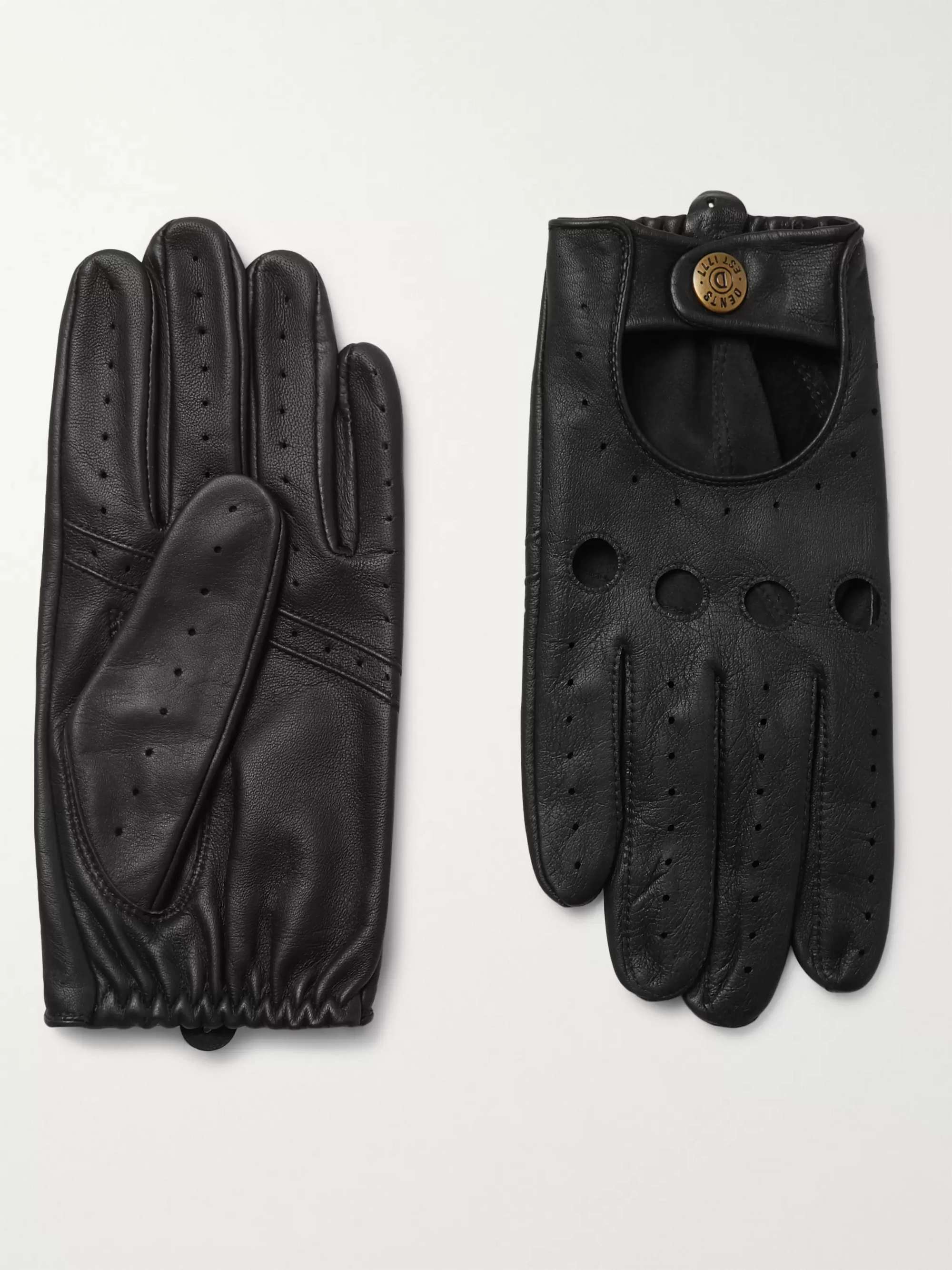 DENTS Silverstone Touchscreen Leather Driving Gloves for Men | MR PORTER