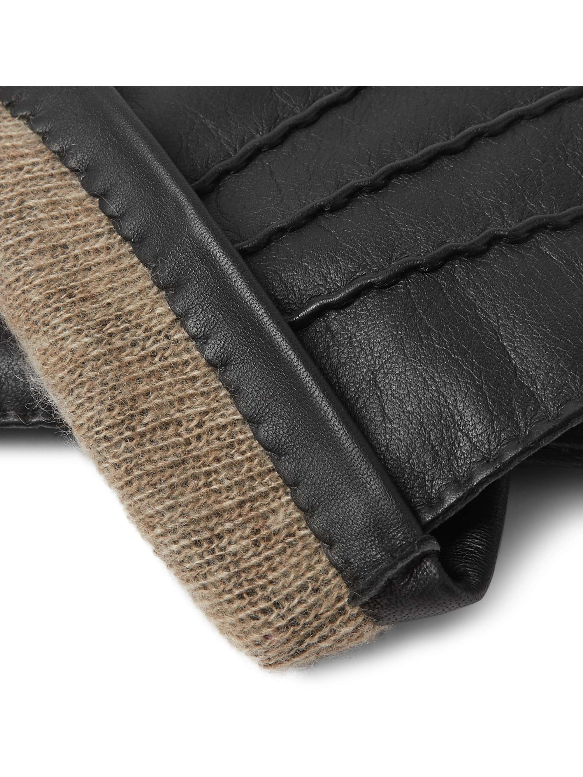 DENTS Shaftesbury Touchscreen Cashmere-Lined Leather Gloves for Men | MR  PORTER