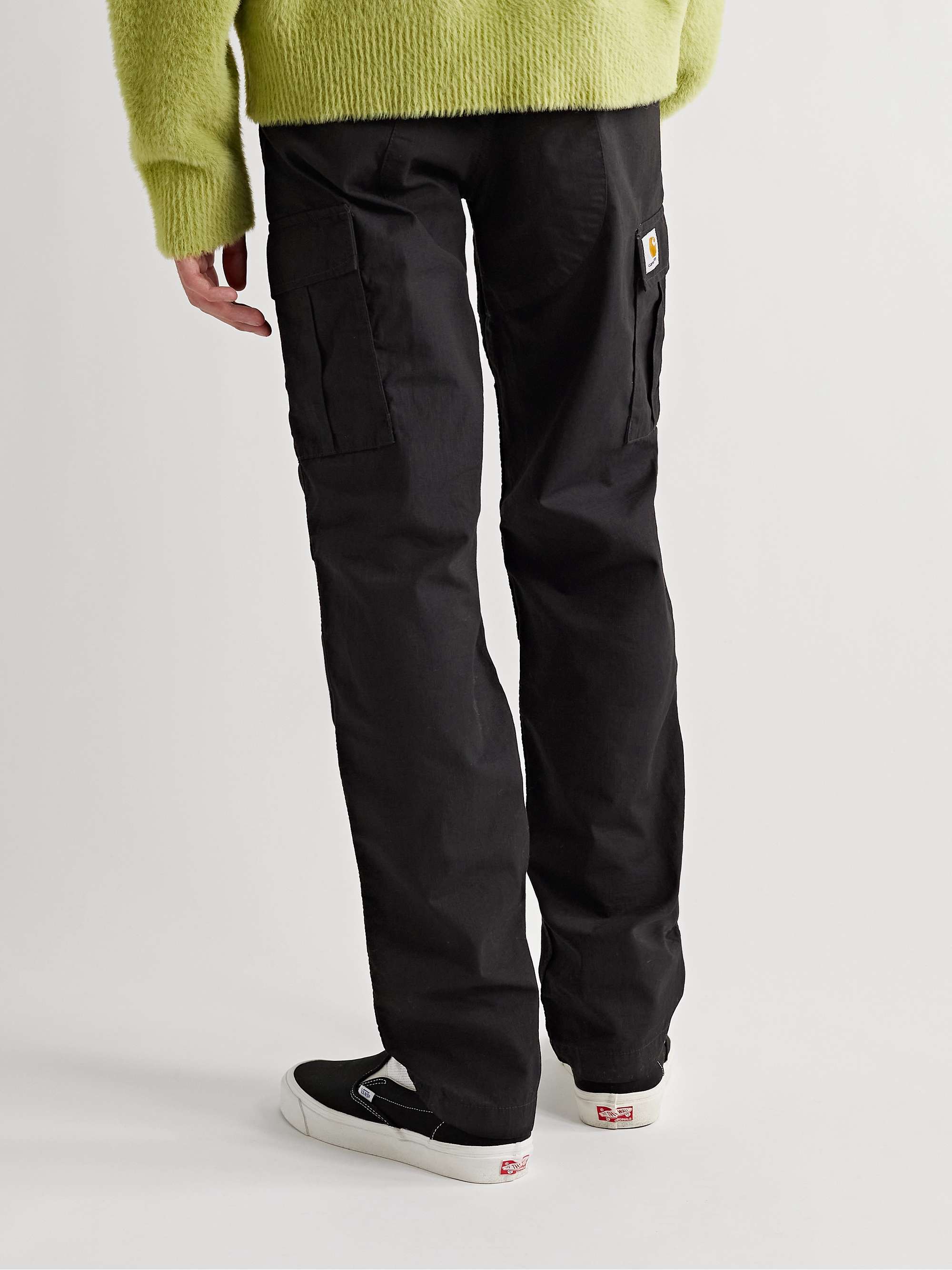 Black Aviation Slim-Fit Cotton-Ripstop Cargo Trousers | CARHARTT WIP | MR  PORTER