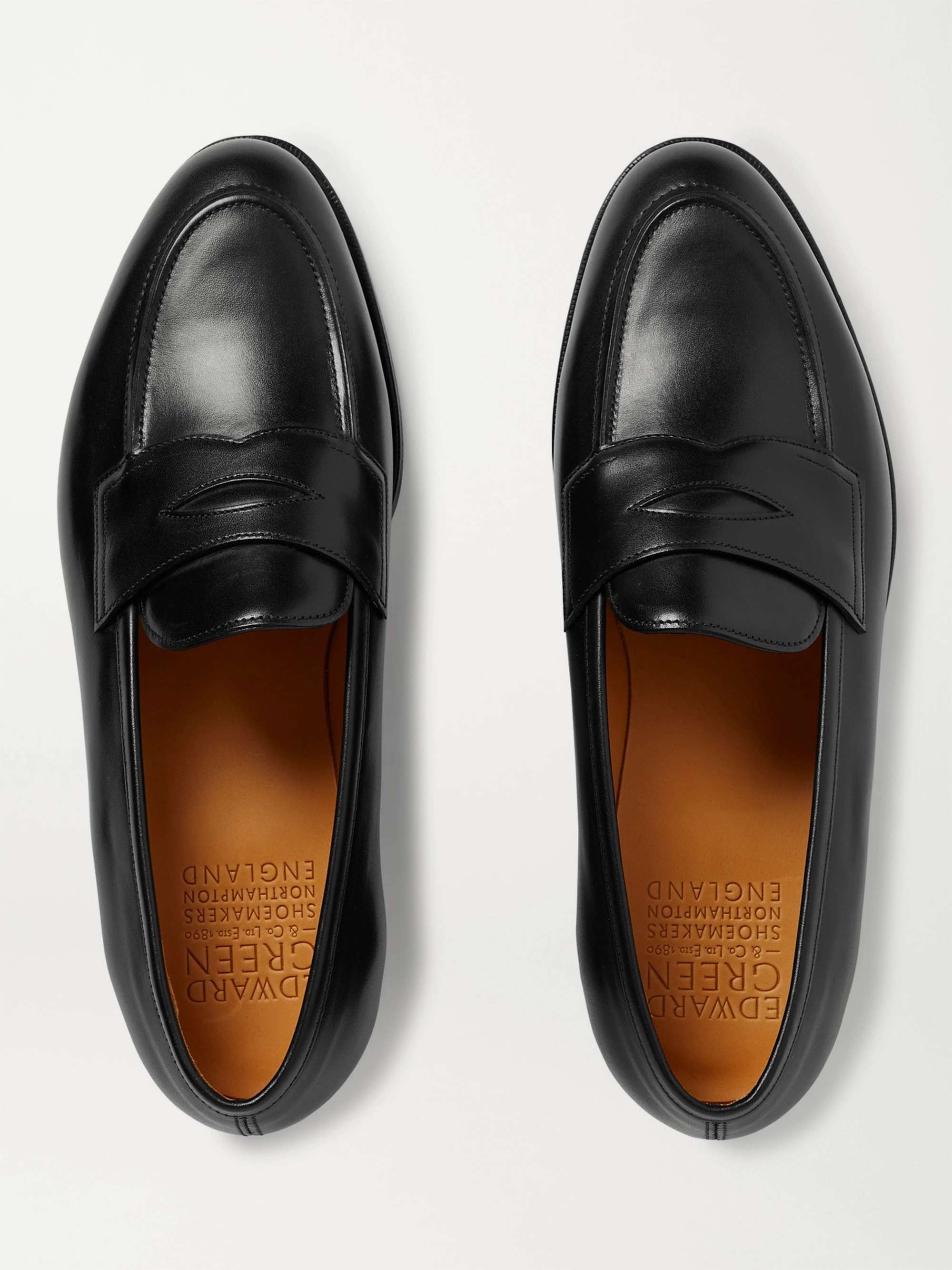 Happening mode Syndicate EDWARD GREEN Piccadilly Leather Penny Loafers for Men | MR PORTER