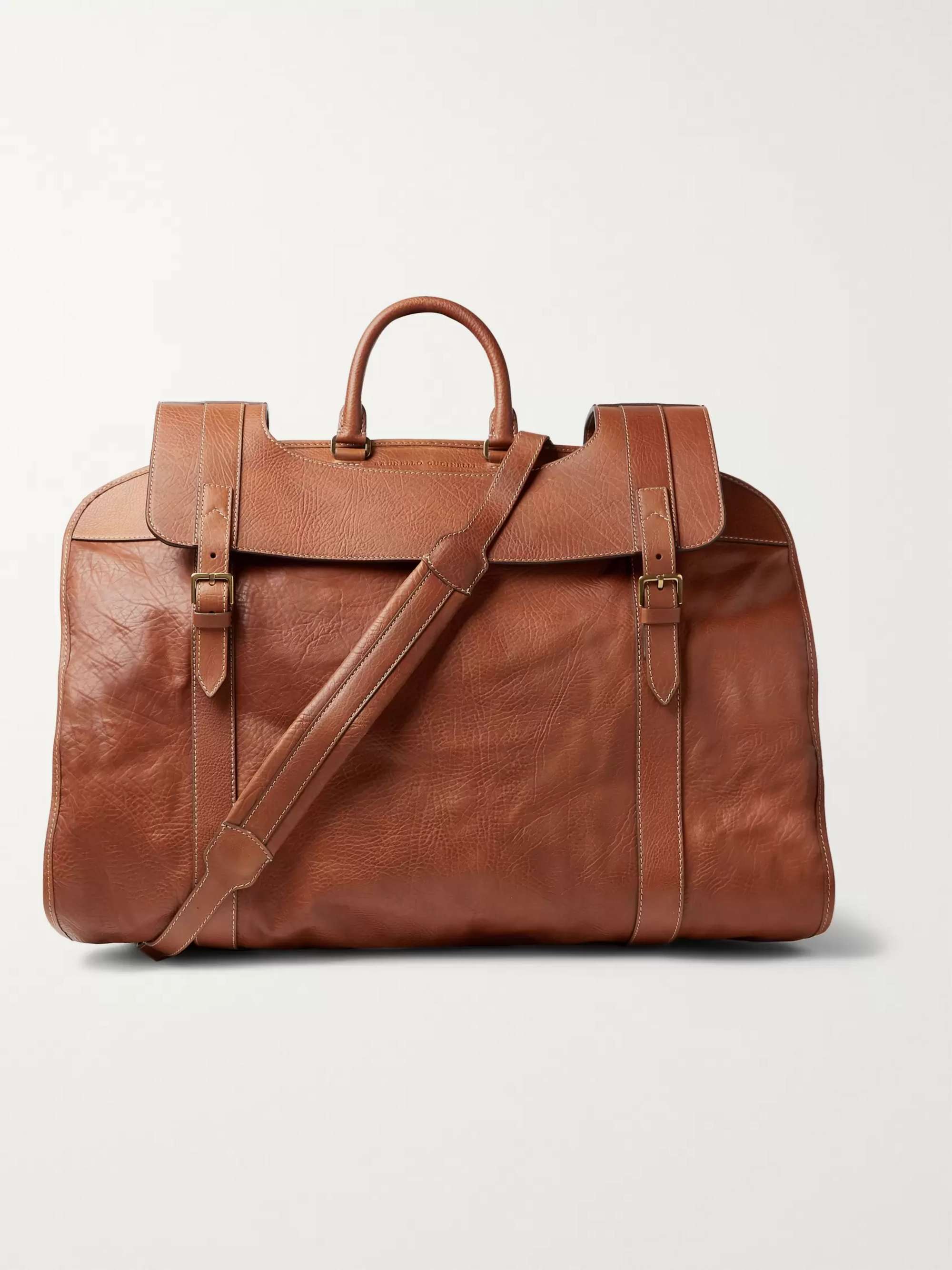 Full Grain Leather Garment Bag, Customer Leather Luggage
