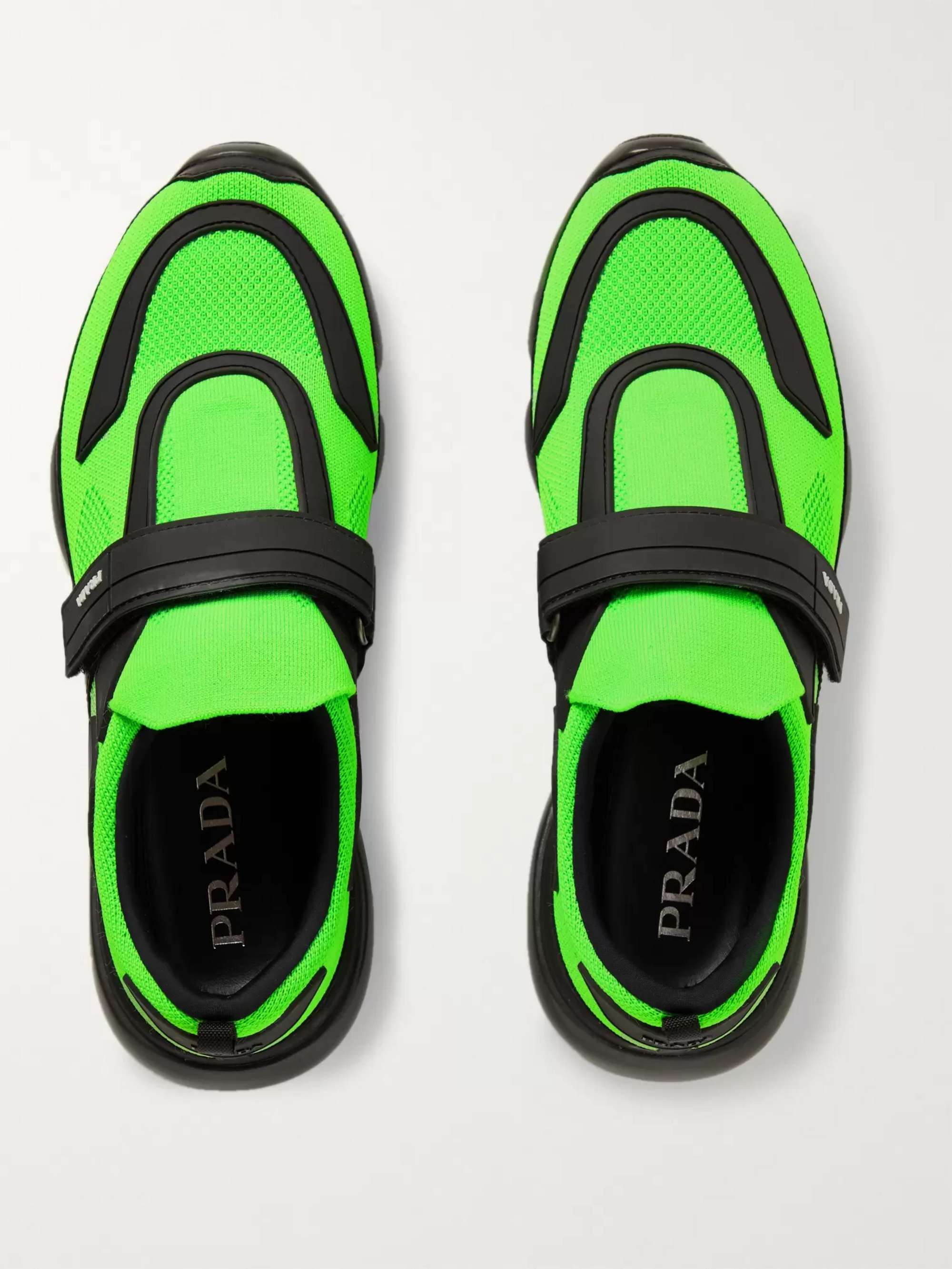 Total 71+ imagen green and black prada sneakers - Abzlocal.mx