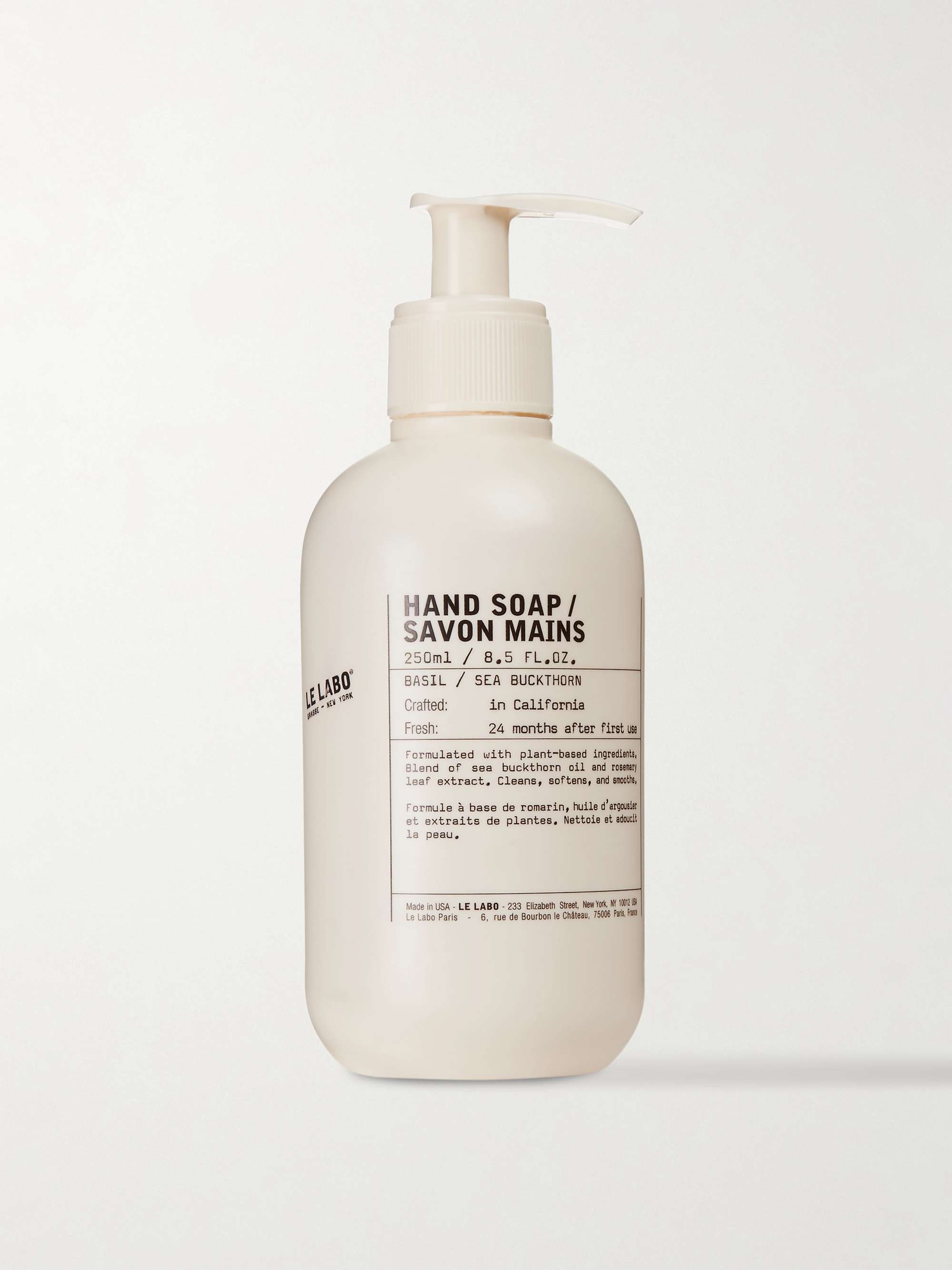 LE LABO Hand Soap - Basil, 250ml for Men | MR PORTER