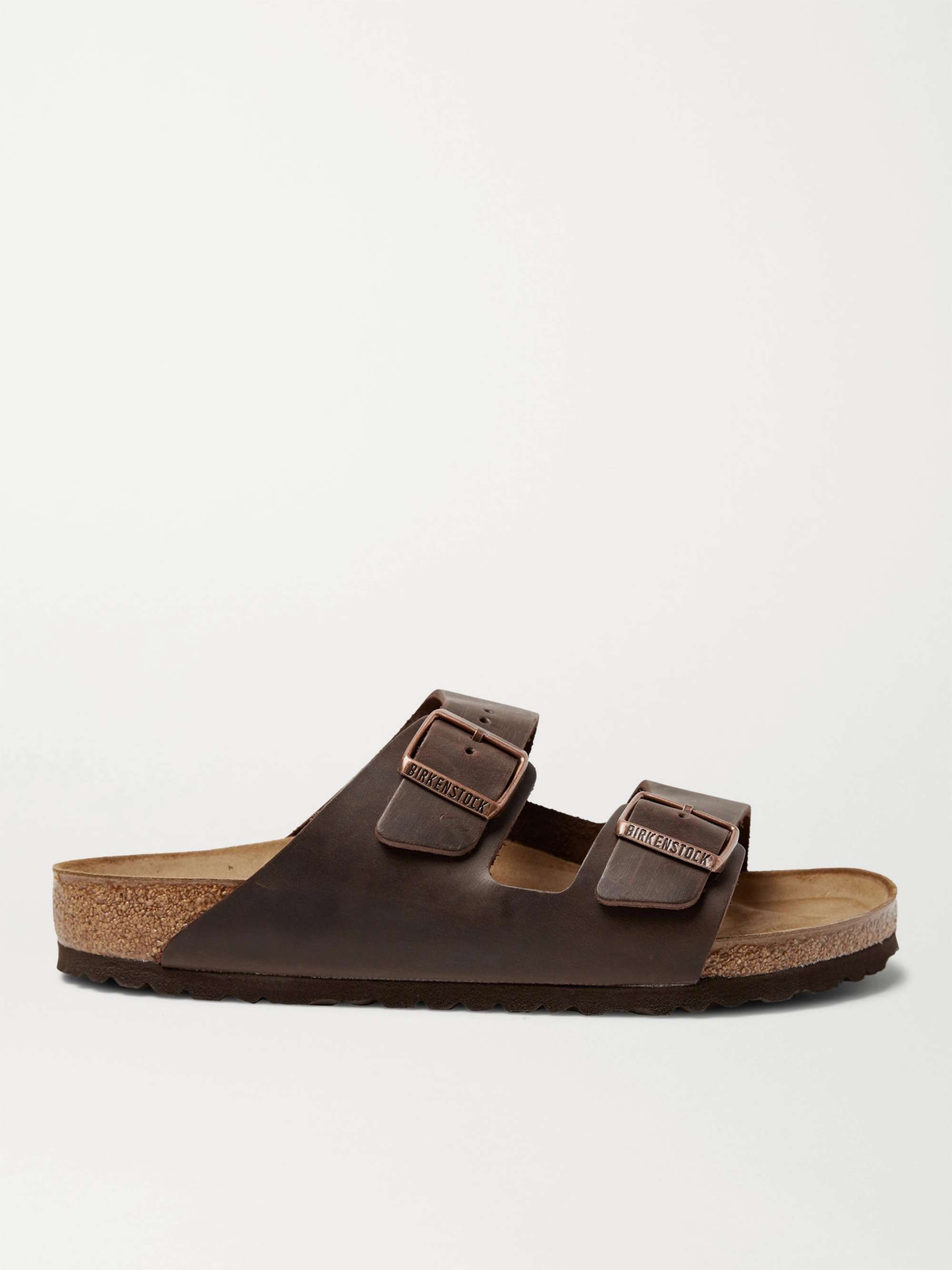 BIRKENSTOCK Arizona Oiled-Leather Sandals | MR PORTER