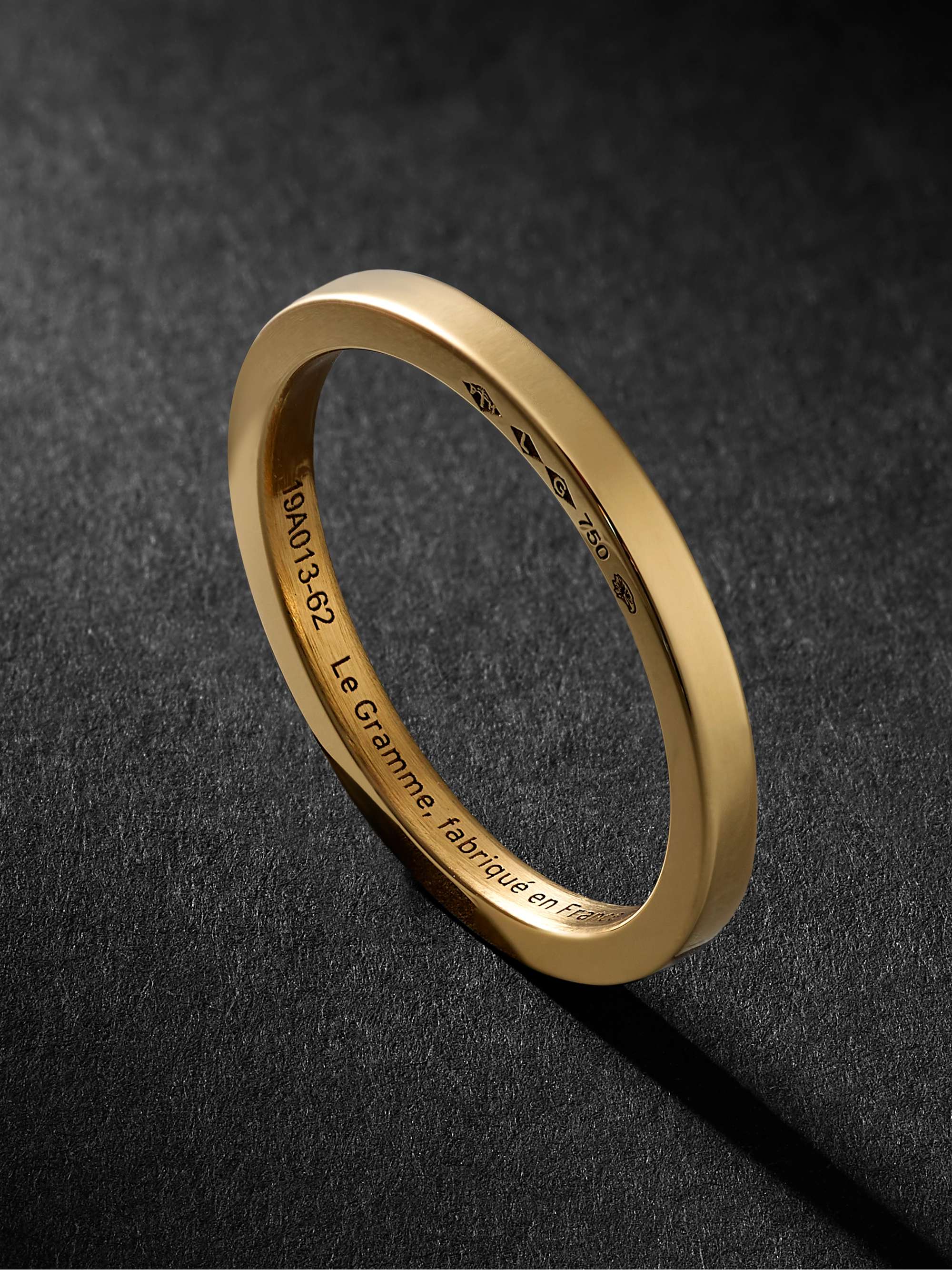 LE GRAMME Le 5 Polished 18-Karat Gold Ring for Men | MR PORTER