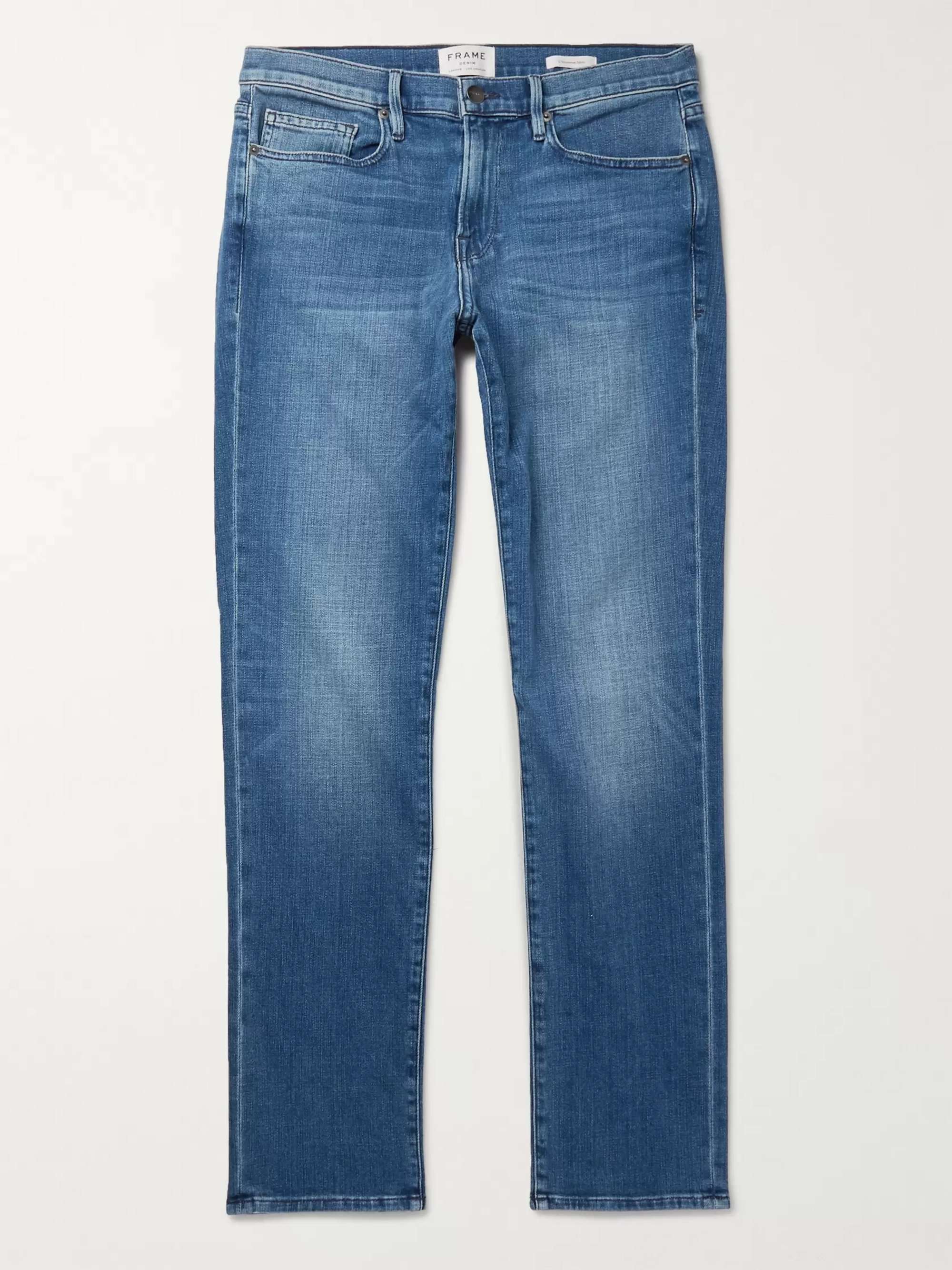 FRAME L'Homme Skinny-Fit Denim Jeans for Men | MR PORTER